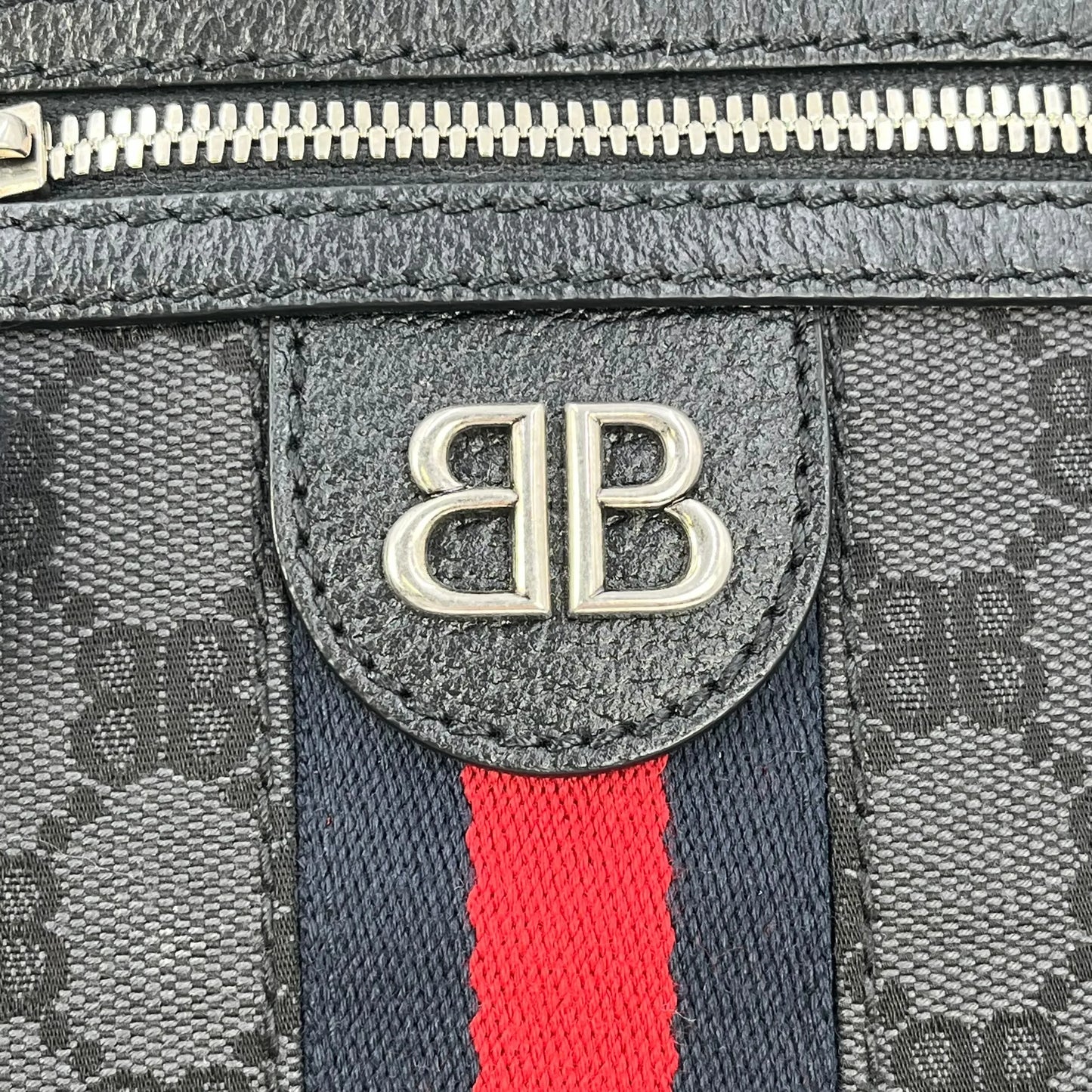 BALENCIAGA × GUCCI BB Spreem The Hacker Project Shoulder Bag