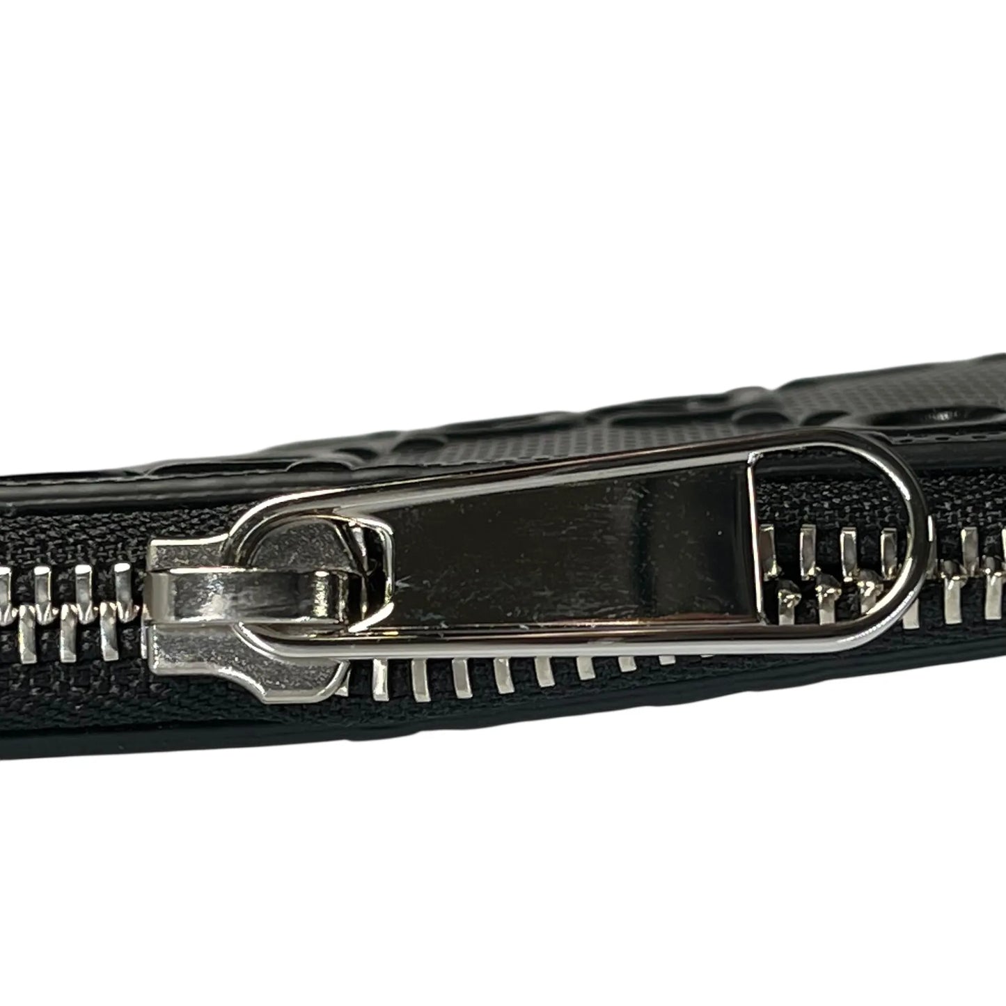 GUCCI GG Imprime Leather Clutch Bag Wallet - Black