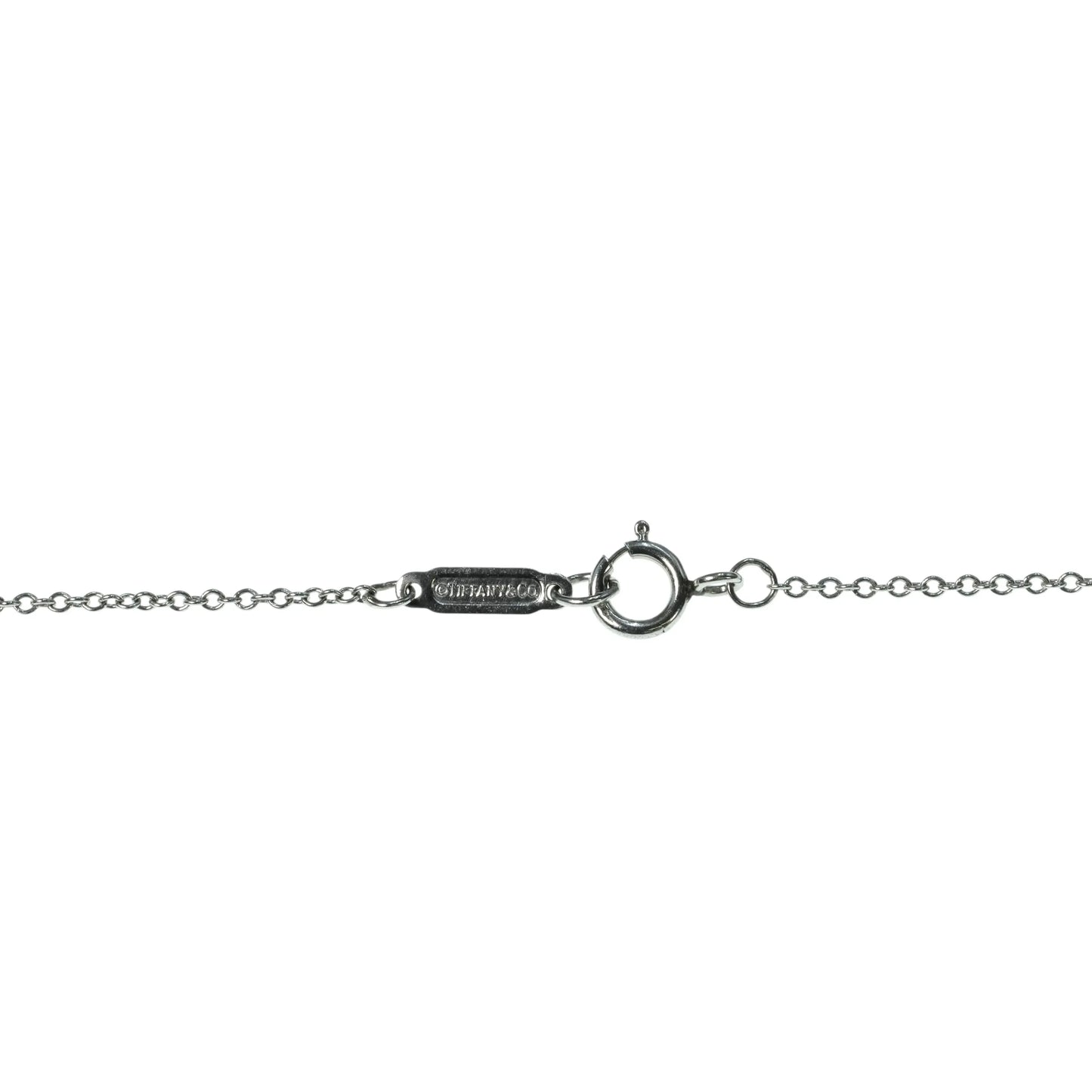 Tiffany Solitaire Pt950 Diamond Necklace