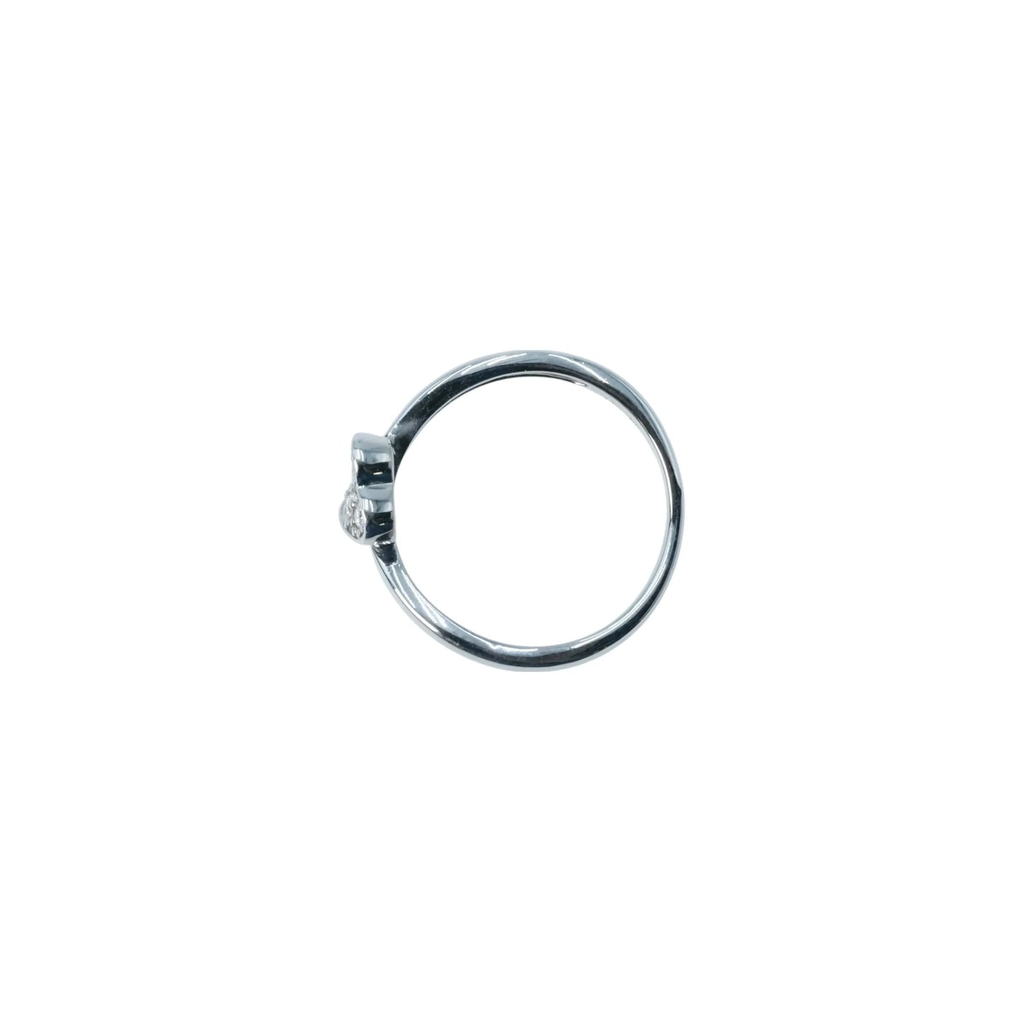 Diamond 0.07ct Heart Ring Jewelry - 18KWG