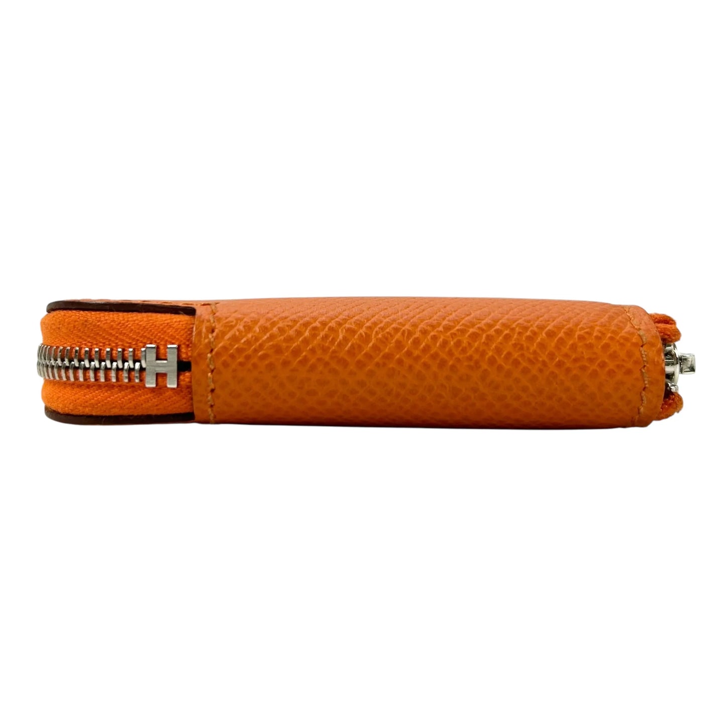 Hermès Azap Silk’in Coin Case Compact Wallet - Orange