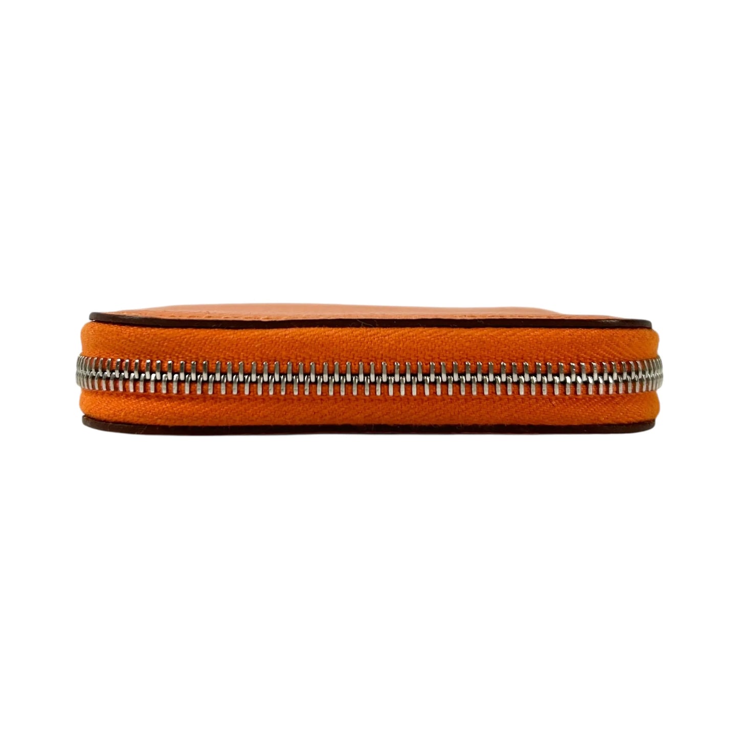 Hermès Azap Silk’in Coin Case Compact Wallet - Orange