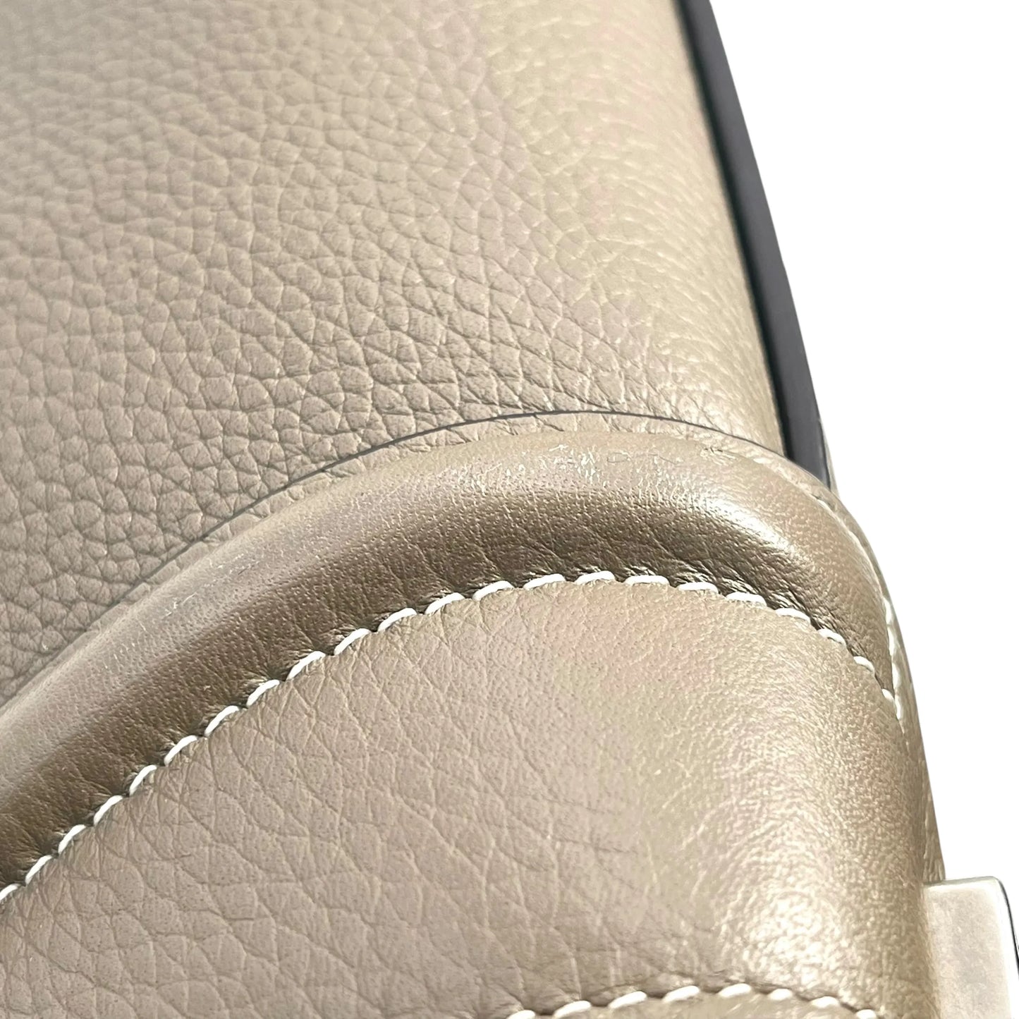CELINE Luggage Micro Hand Bag Tote Bag - Beige