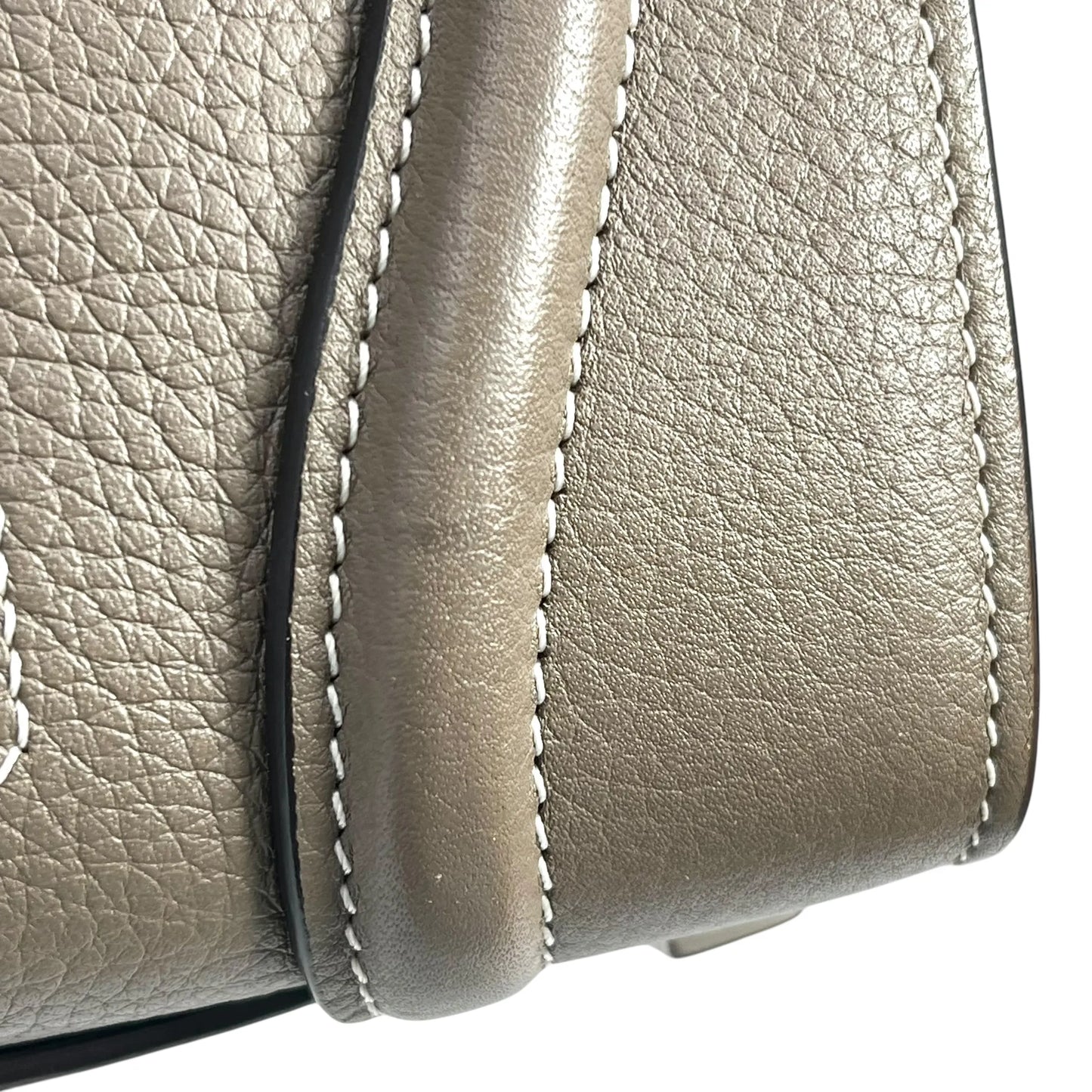 CELINE Luggage Micro Hand Bag Tote Bag - Beige