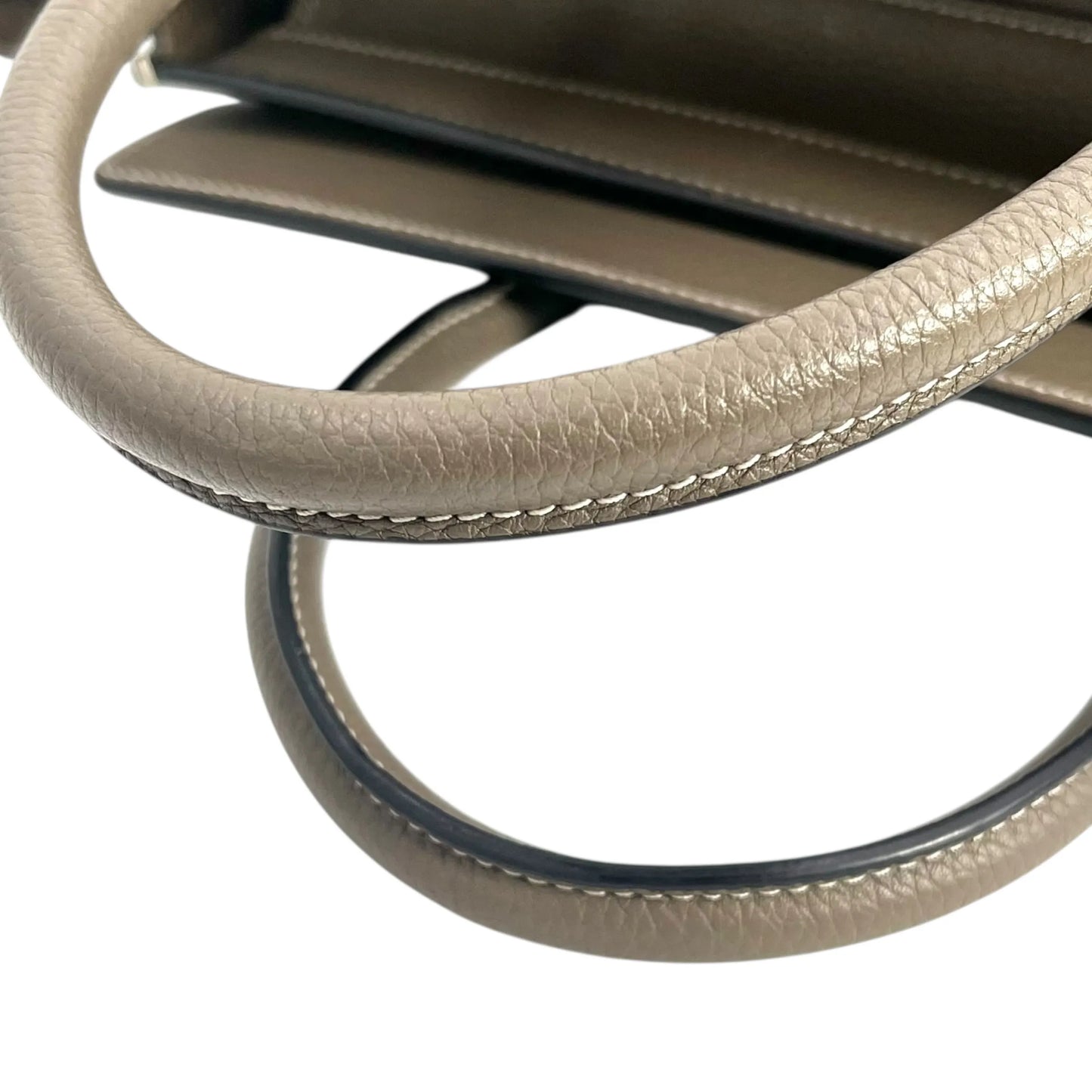 CELINE Luggage Micro Hand Bag Tote Bag - Beige