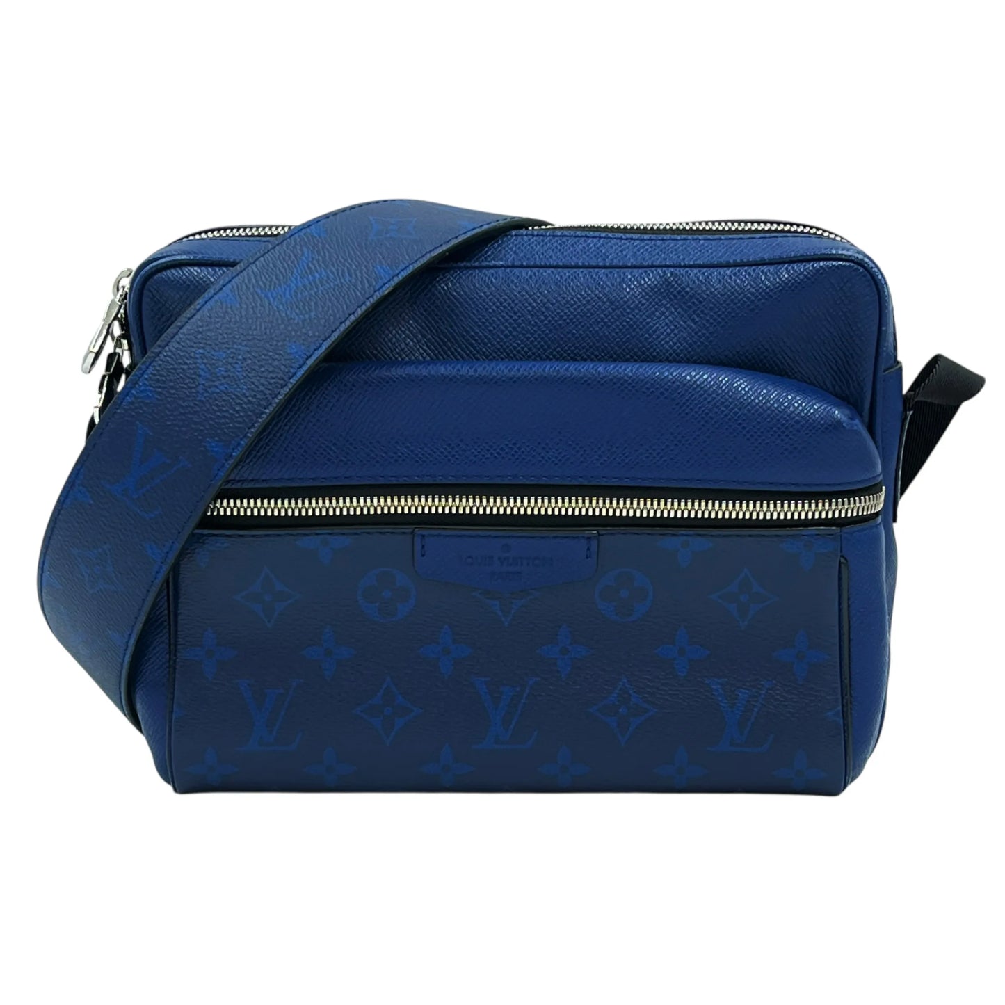 Louis Vuitton Taiga Rama Outdoor Messenger PM Shoulder Bag Body Bag - Blue