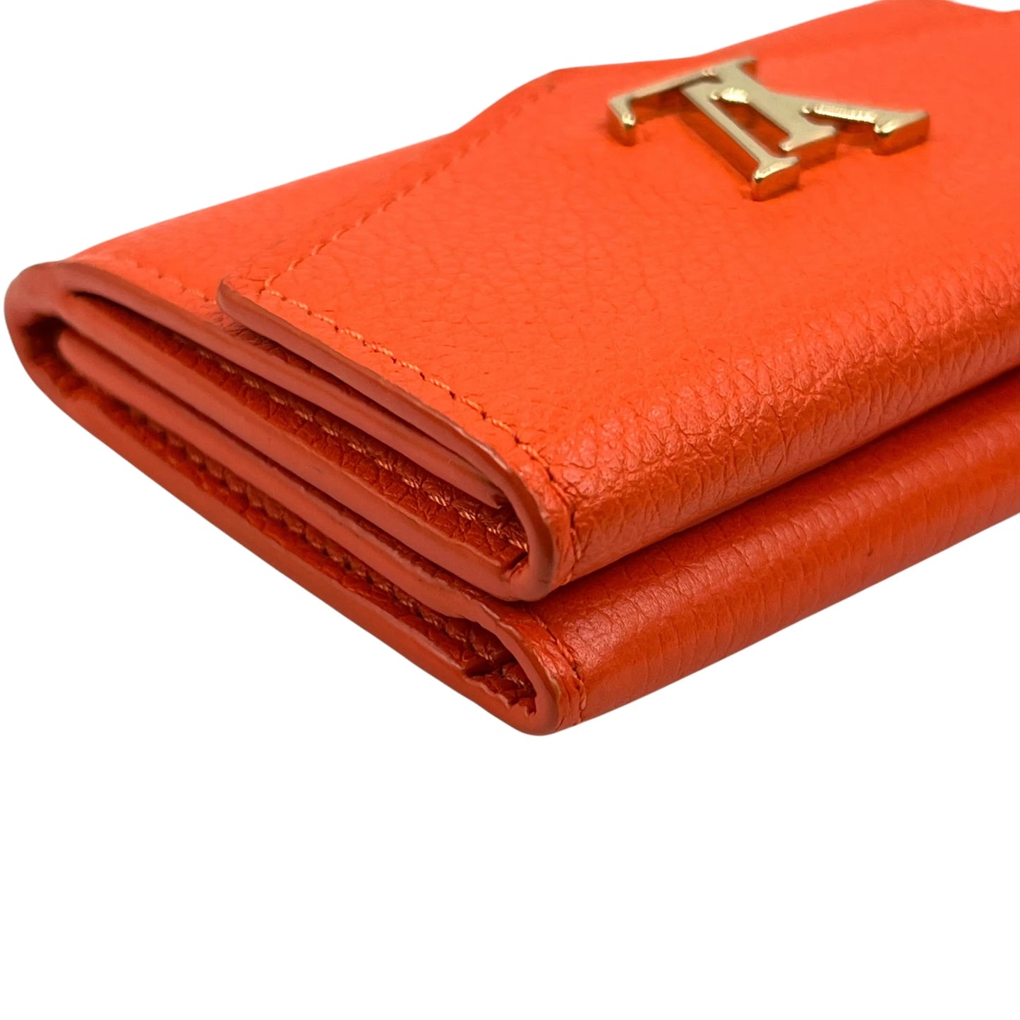 Louis Vuitton Portefeuille Lockmini Compact Wallet - Orange