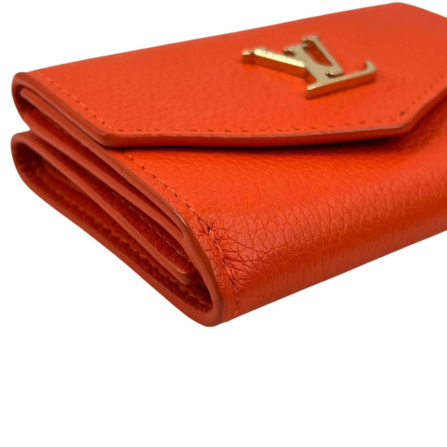 Louis Vuitton Portefeuille Lockmini Compact Wallet - Orange