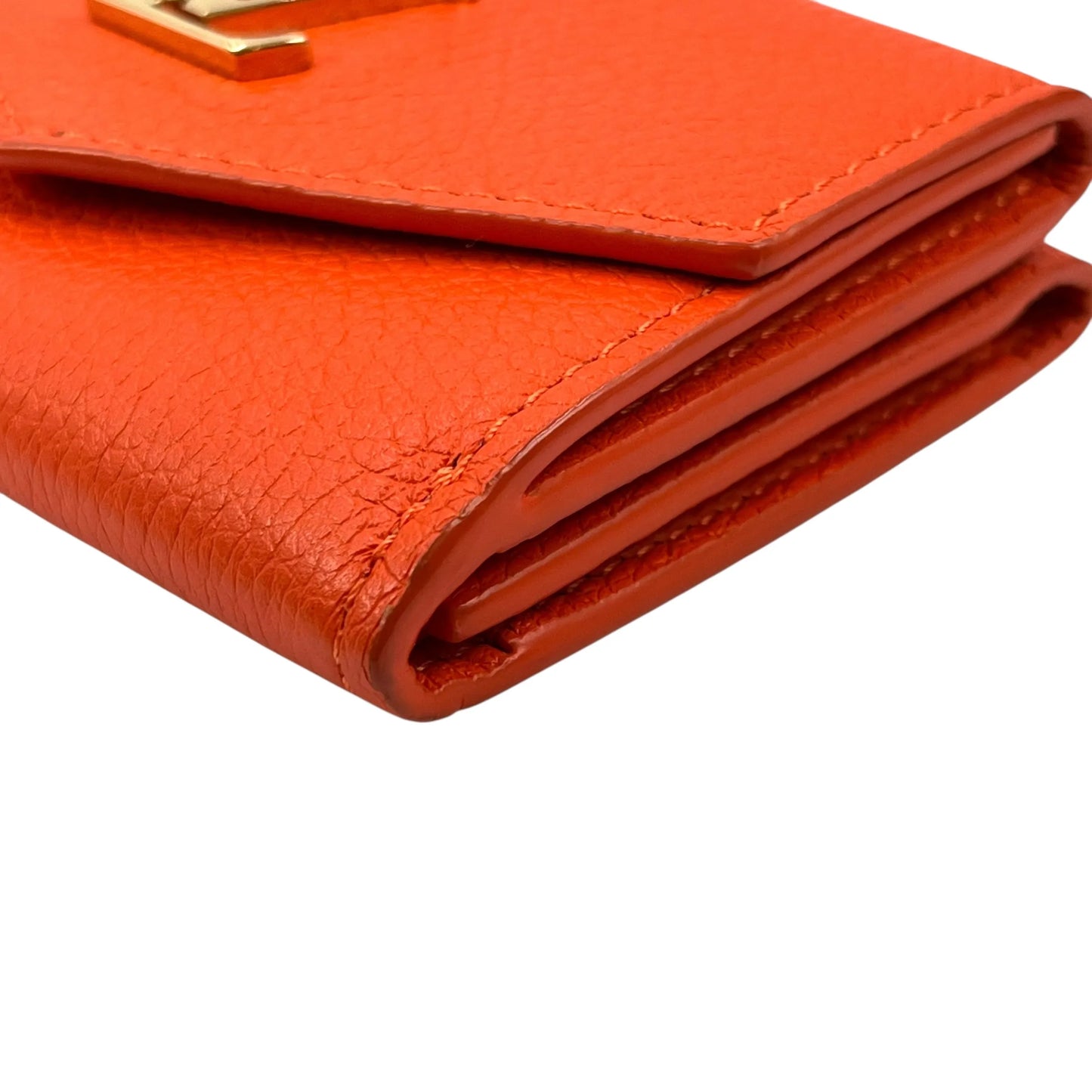 Louis Vuitton Portefeuille Lockmini Compact Wallet - Orange