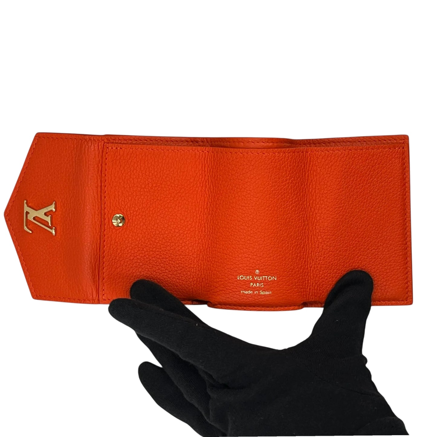 Louis Vuitton Portefeuille Lockmini Compact Wallet - Orange