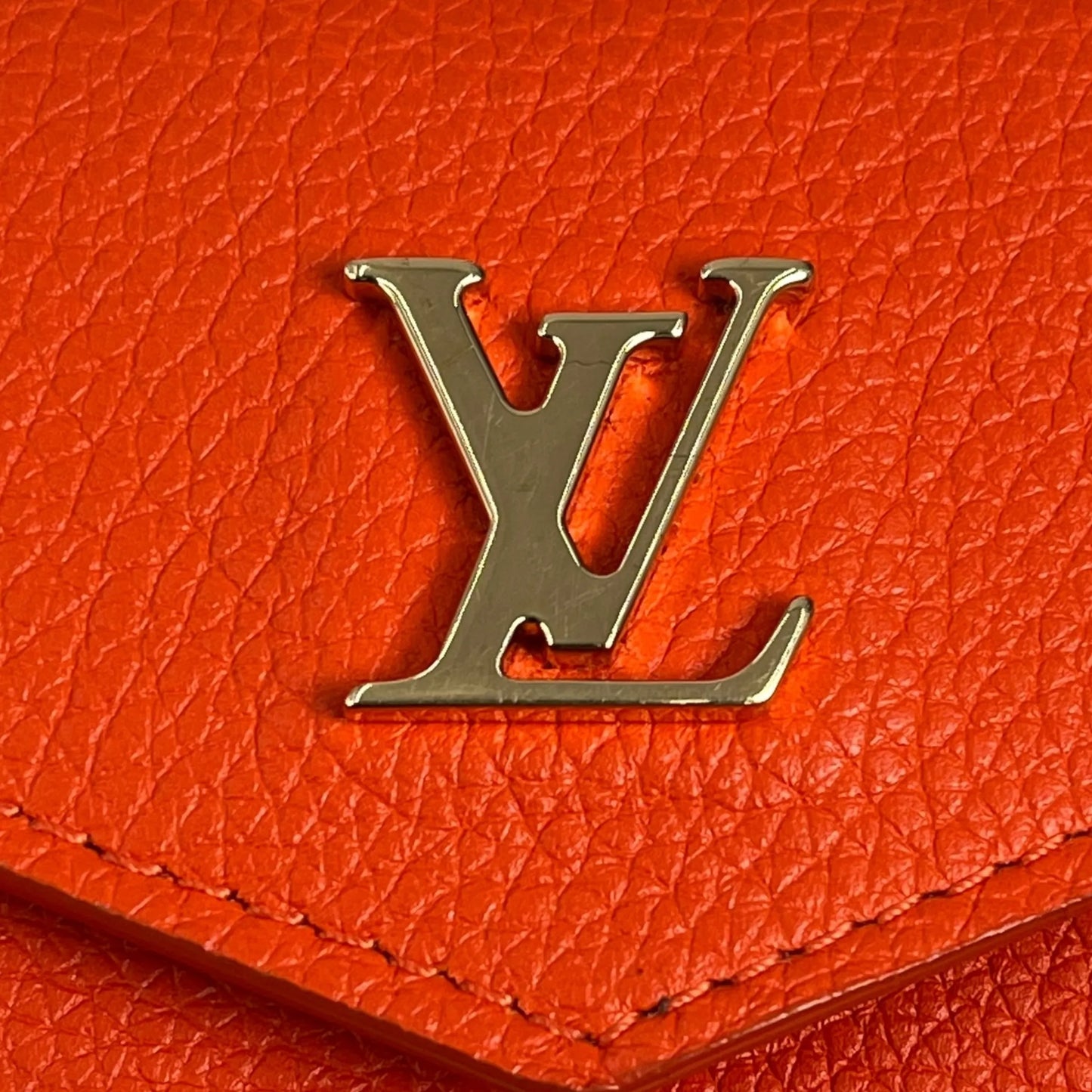 Louis Vuitton Portefeuille Lockmini Compact Wallet - Orange