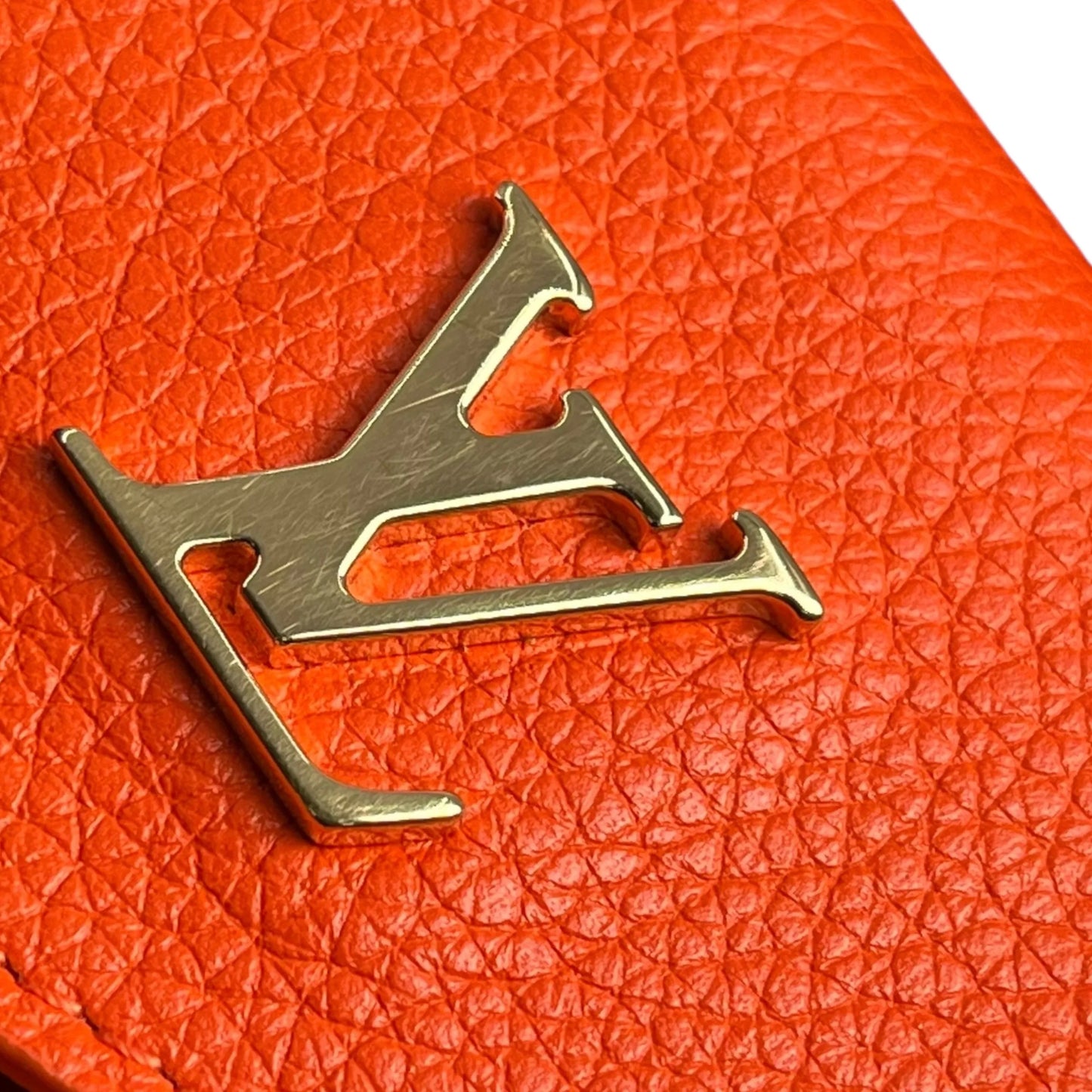 Louis Vuitton Portefeuille Lockmini Compact Wallet - Orange