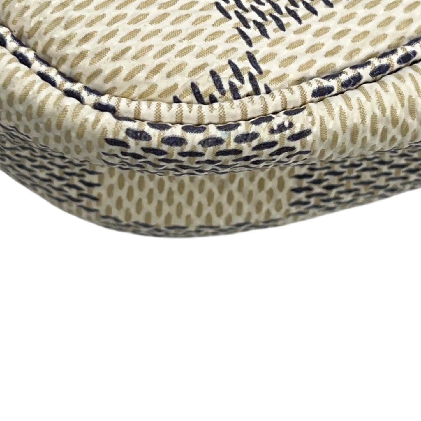 Louis Vuitton Damier Azur Mini Pochette Accessories Pouch - White