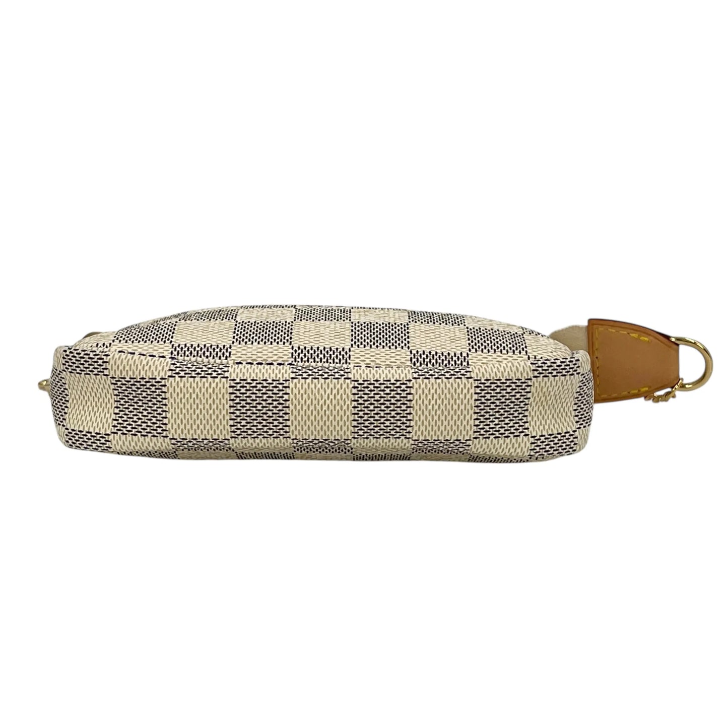 Louis Vuitton Damier Azur Mini Pochette Accessories Pouch - White