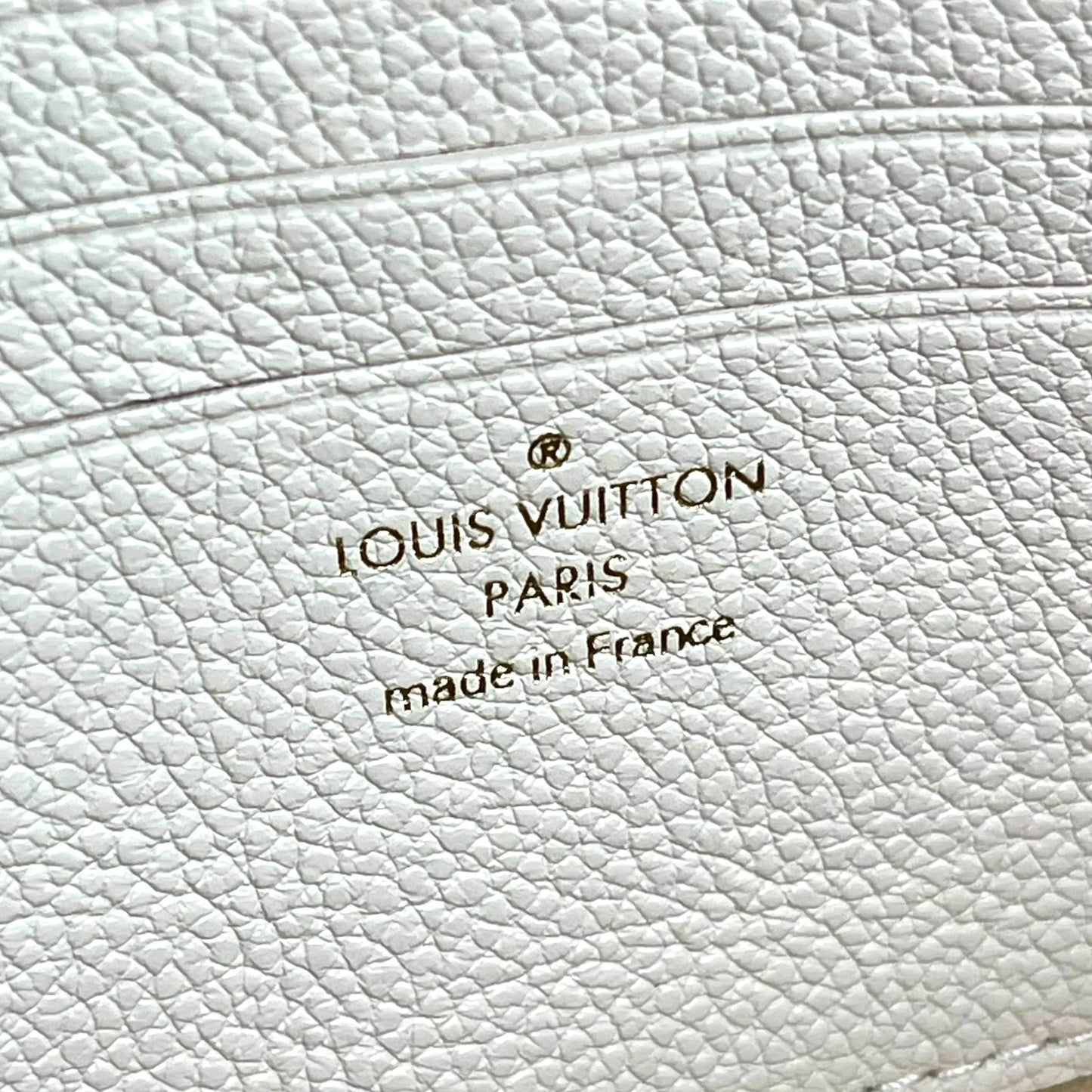 Louis Vuitton Monogram Empreinte Chain Wallet Shoulder Bag - Cream