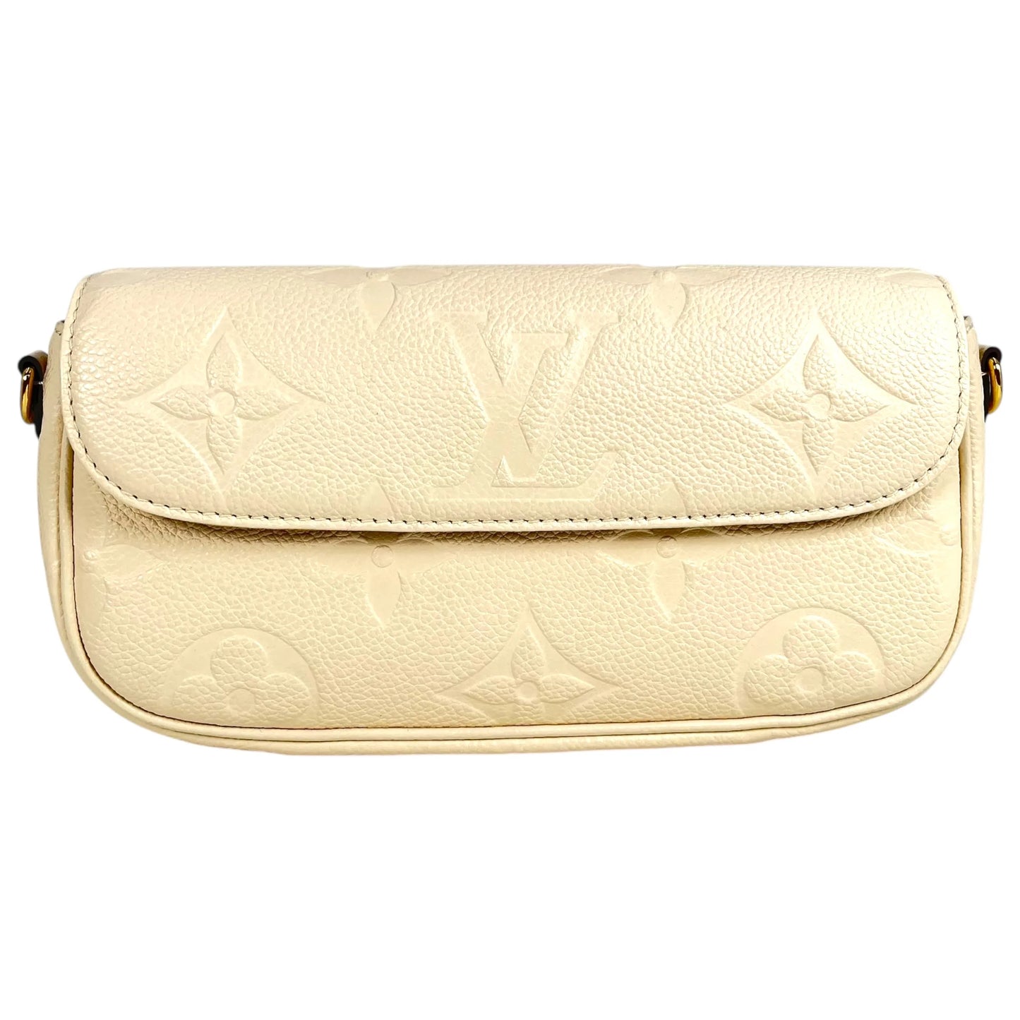 Louis Vuitton Monogram Empreinte Chain Wallet Shoulder Bag - Cream