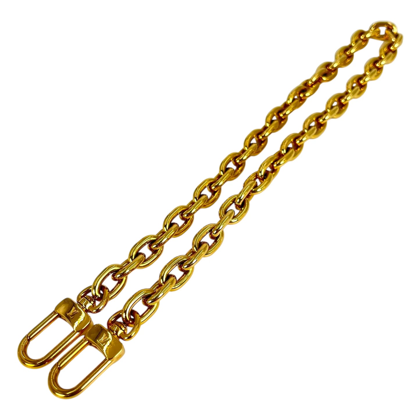 Louis Vuitton Monogram Empreinte Chain Wallet Shoulder Bag - Cream