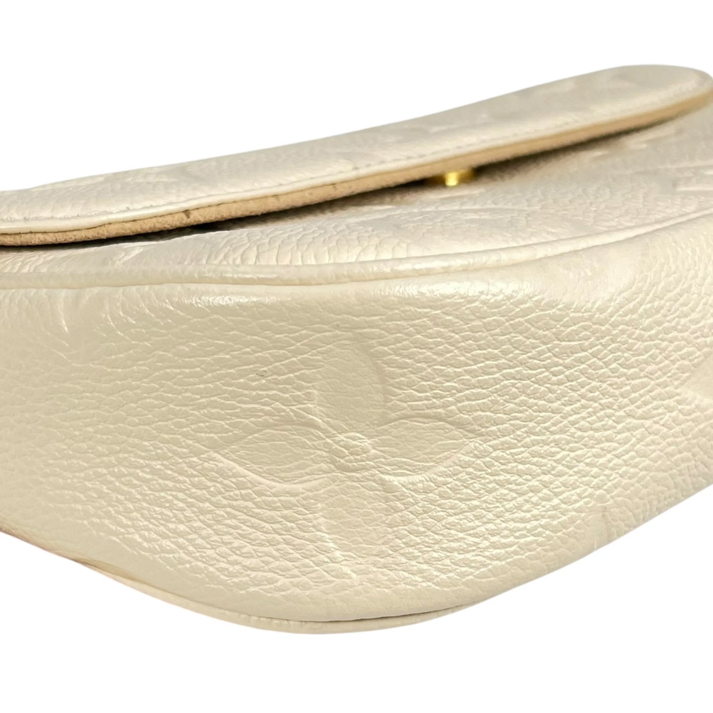 Louis Vuitton Monogram Empreinte Chain Wallet Shoulder Bag - Cream