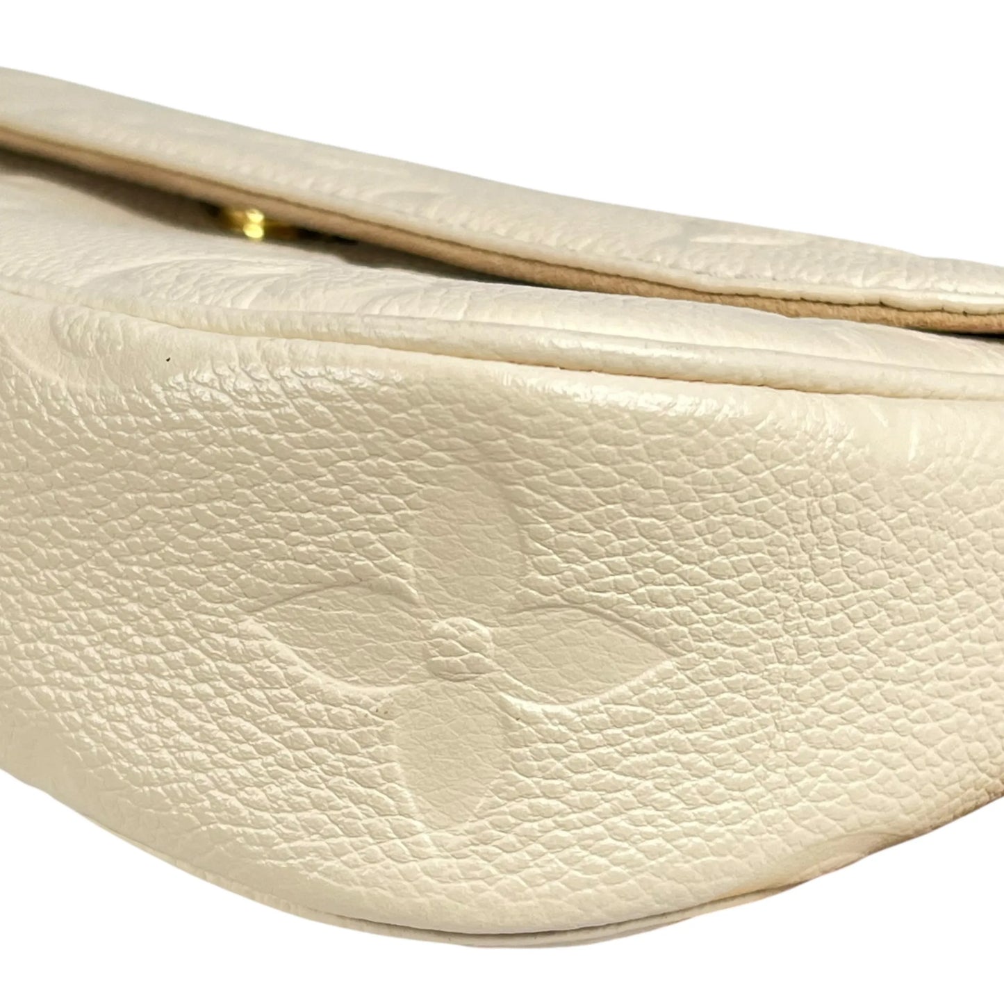 Louis Vuitton Monogram Empreinte Chain Wallet Shoulder Bag - Cream