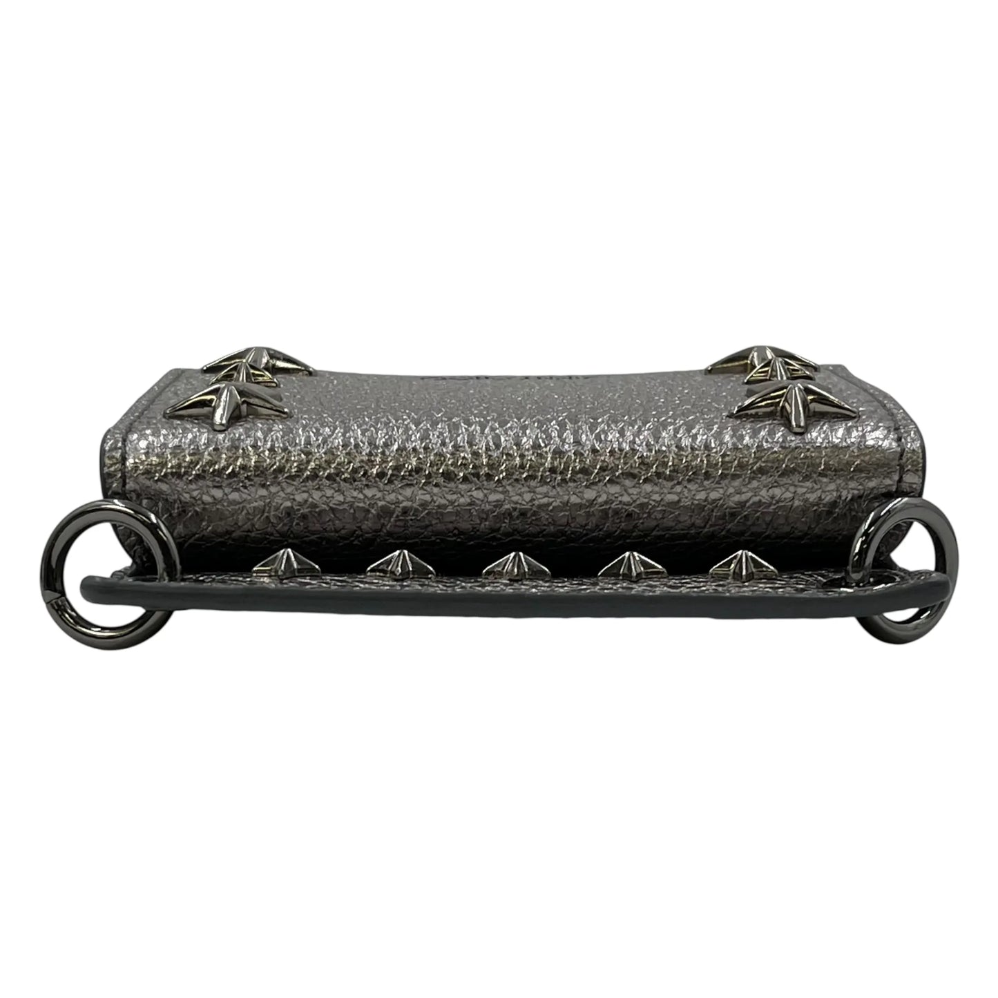 JIMMY CHOO Studs Phone Case Shoulder Bag - Silver