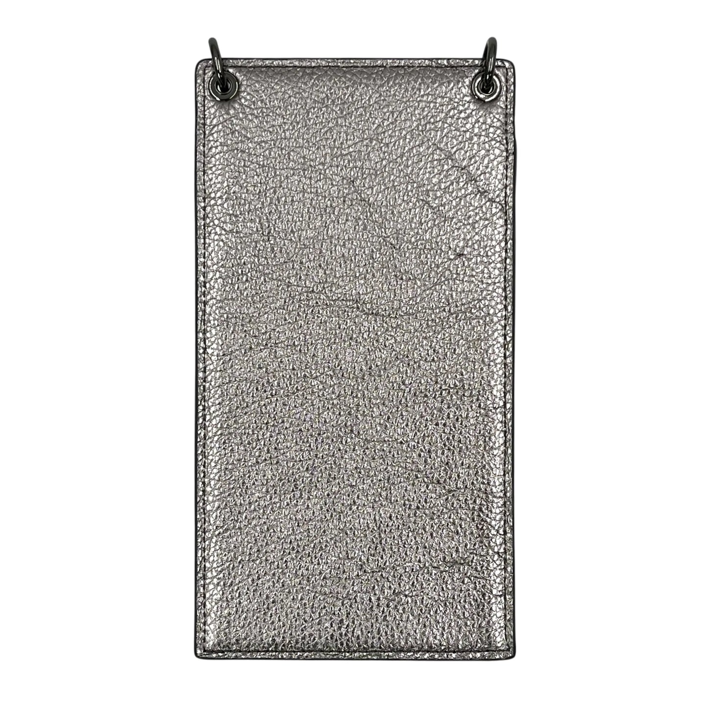 JIMMY CHOO Studs Phone Case Shoulder Bag - Silver