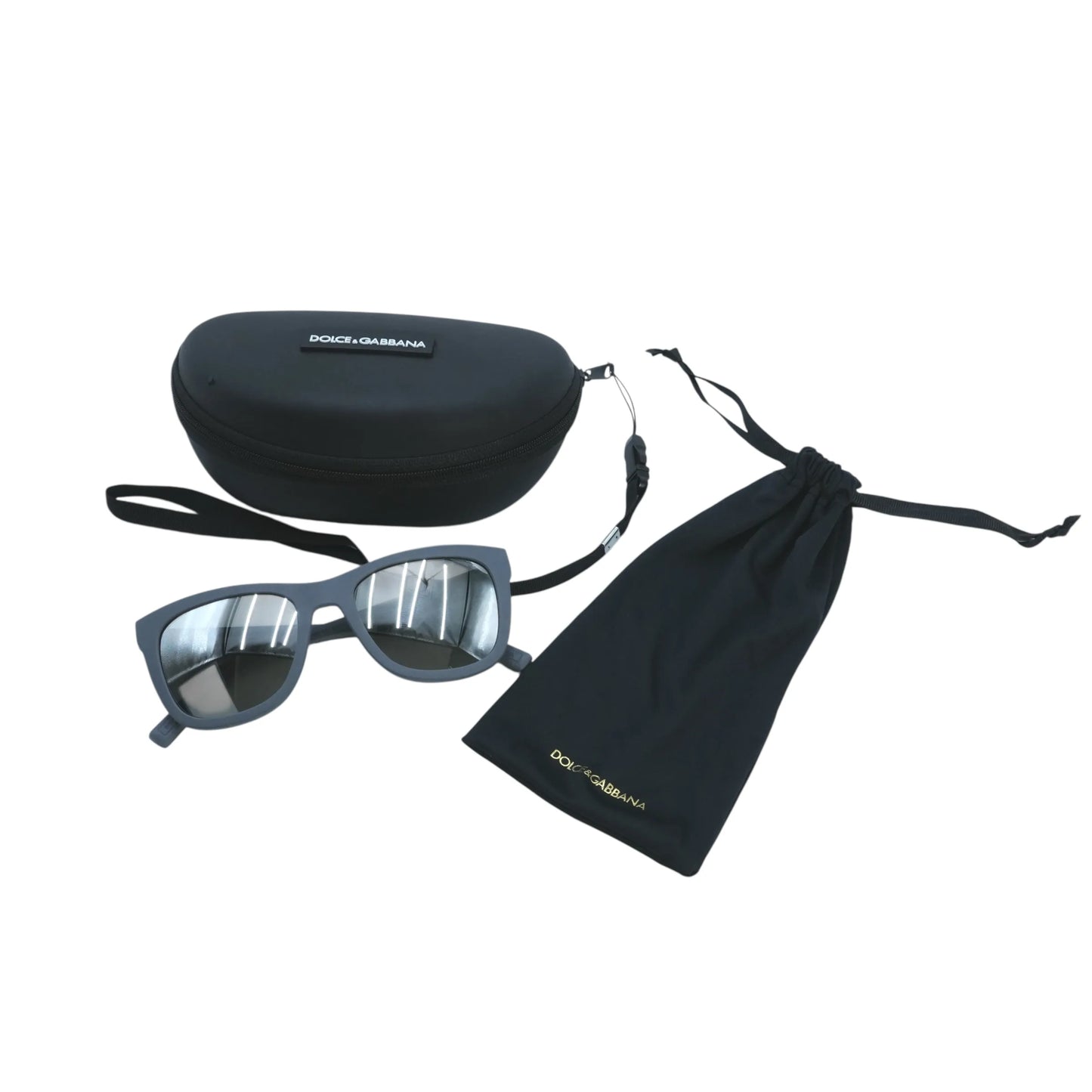 DOLCE&GABBANA Gray Frame Sunglasses - Gray - 34023