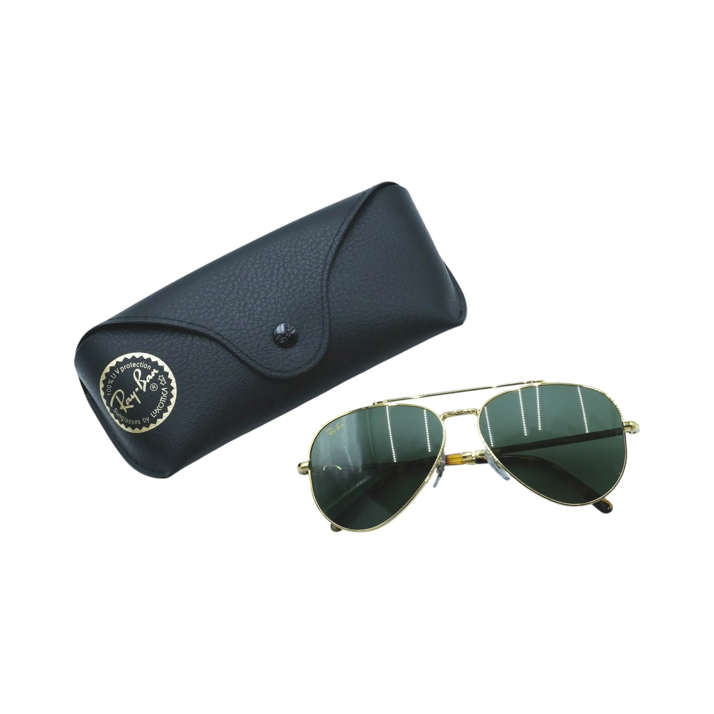Ray-Ban Gold Frame Sunglasses - Gold - 34044