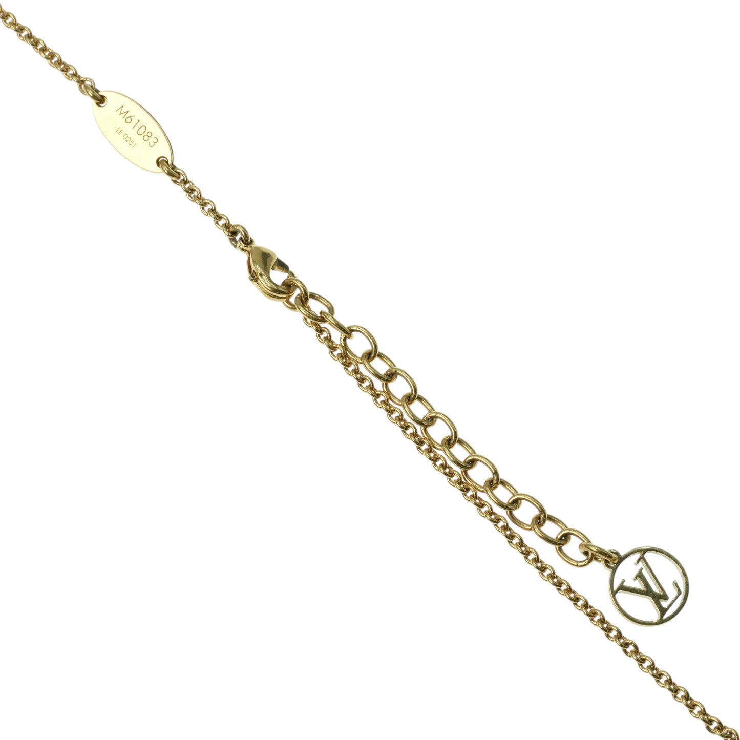 Louis Vuitton Essential V Necklace - Gold - 34071