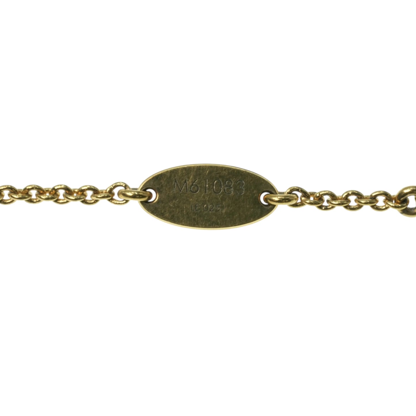 Louis Vuitton Essential V Necklace - Gold - 34071