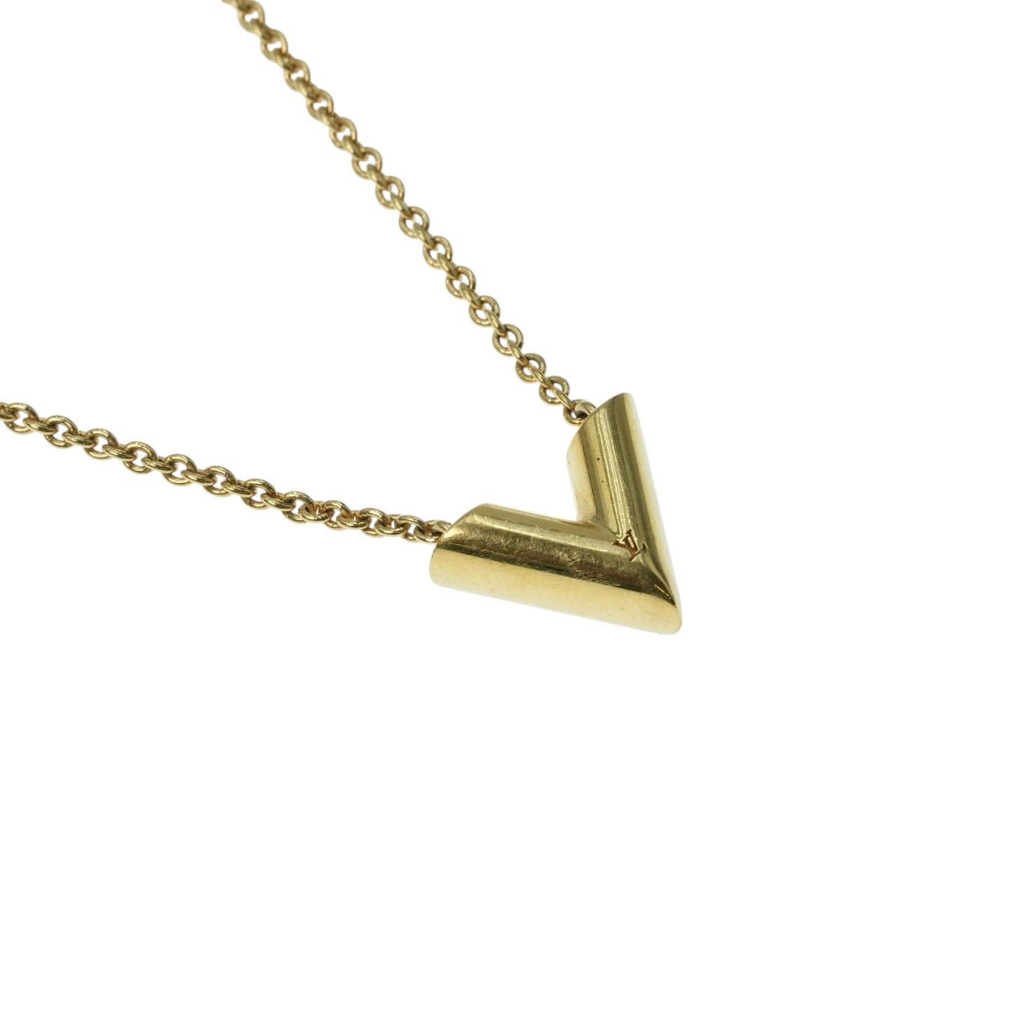 Louis Vuitton Essential V Necklace - Gold - 34071