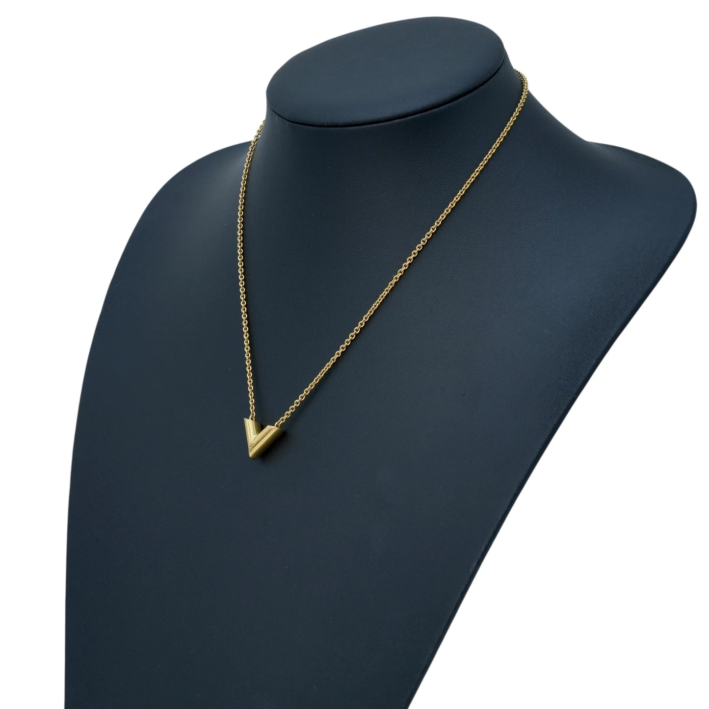 Louis Vuitton Essential V Necklace - Gold - 34071