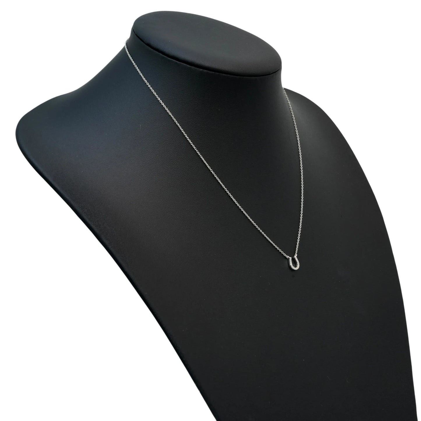 Tiffany Horseshoe 18K Diamond Necklace