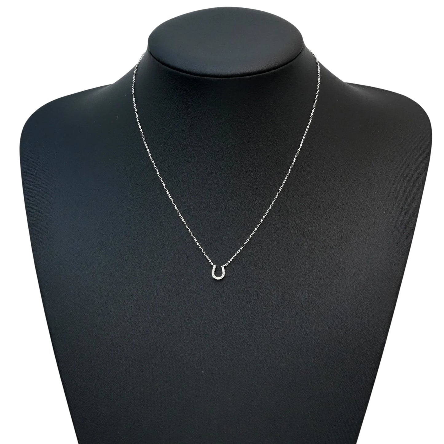 Tiffany Horseshoe 18K Diamond Necklace