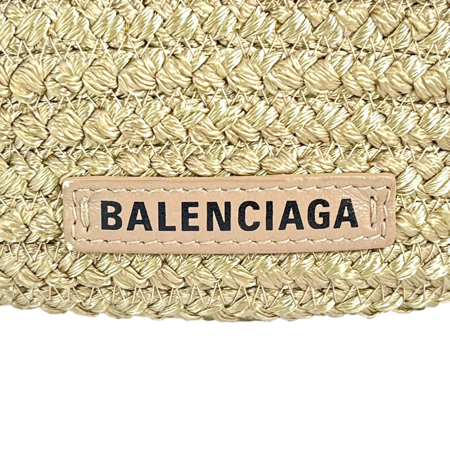 Balenciaga Ibiza Small Basket Hand Bag - Beige
