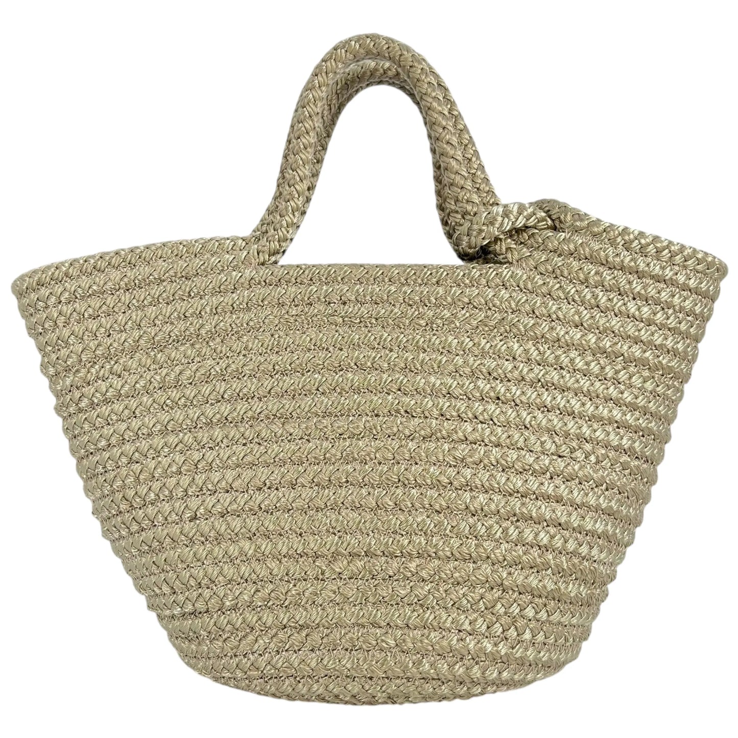Balenciaga Ibiza Small Basket Hand Bag - Beige