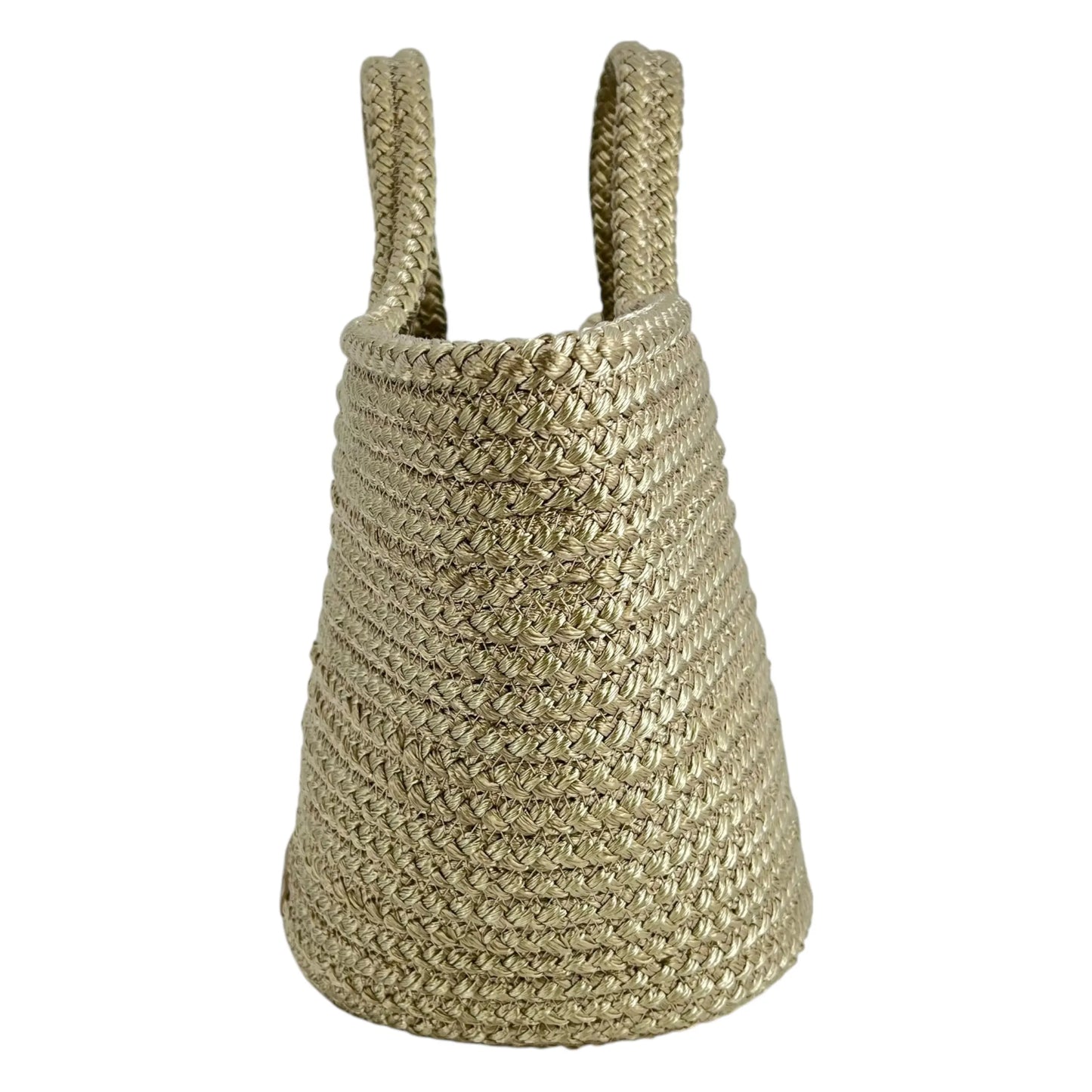 Balenciaga Ibiza Small Basket Hand Bag - Beige