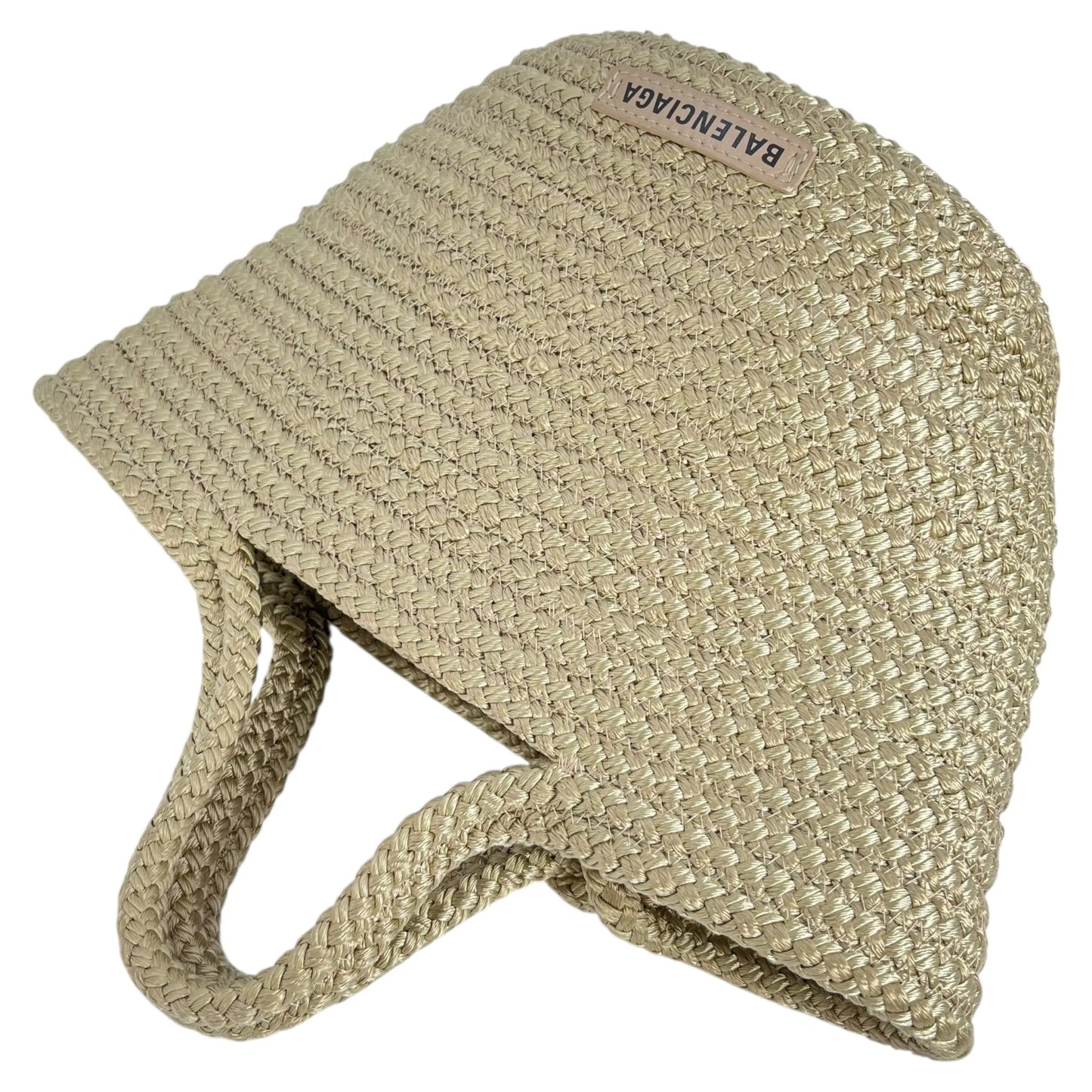 Balenciaga Ibiza Small Basket Hand Bag - Beige
