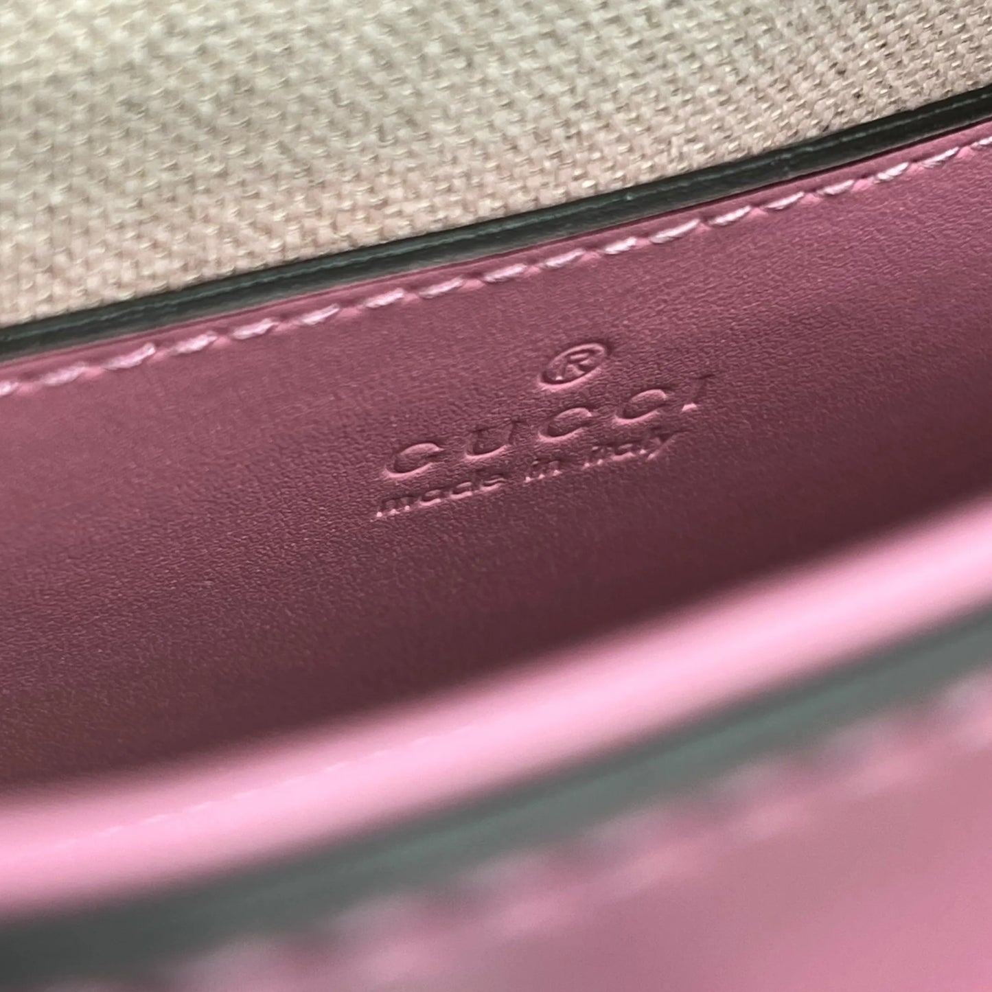 GUCCI Bamboo Mini Hand Bag Shoulder Bag Backpack - Pink