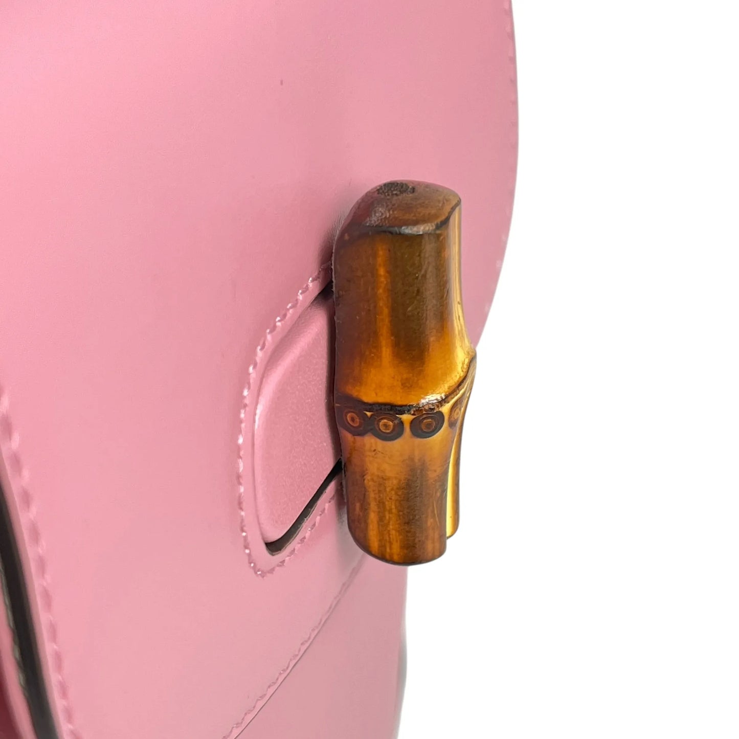 GUCCI Bamboo Mini Hand Bag Shoulder Bag Backpack - Pink