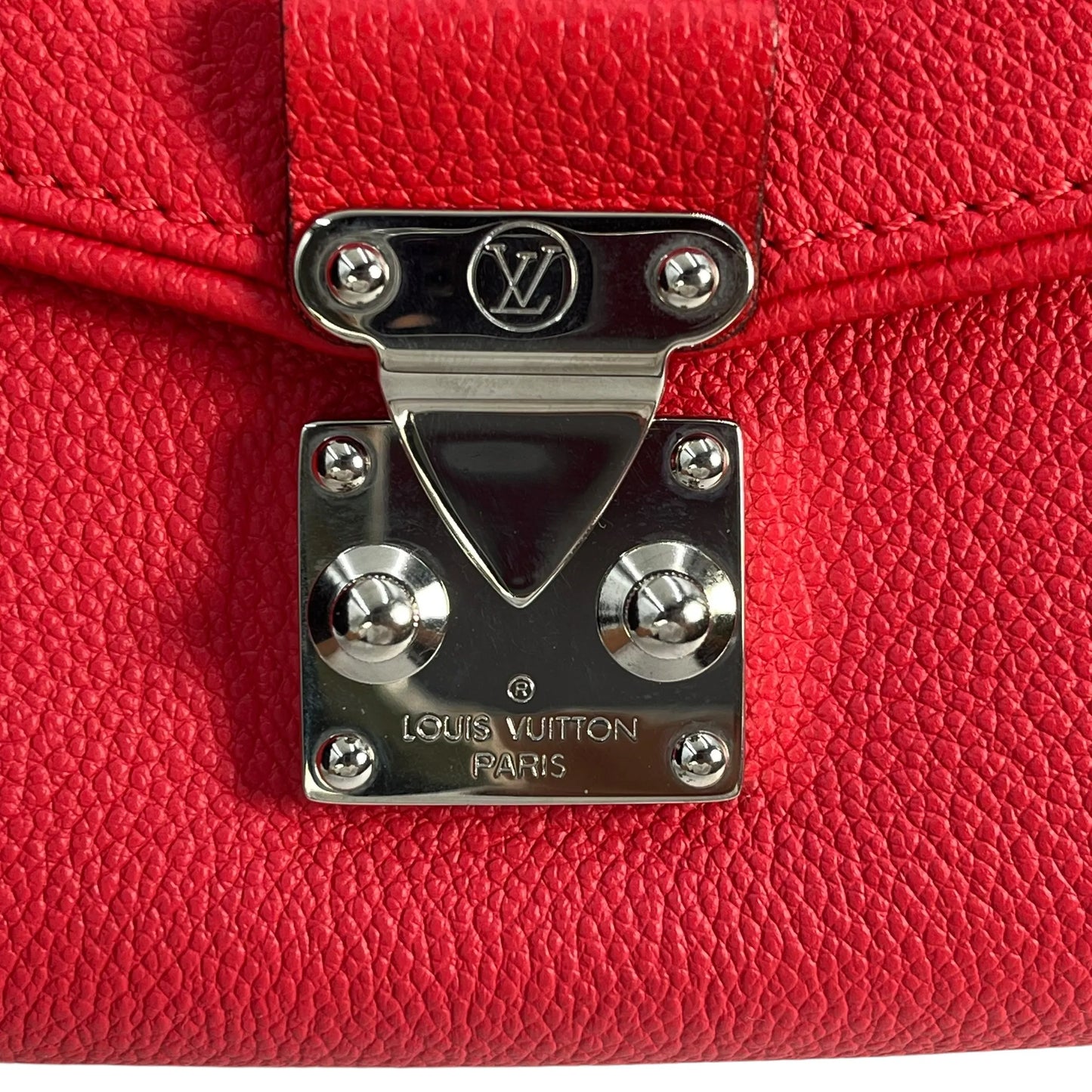 Louis Vuitton Monogram Empreinte Saint Germain BB Shoulder Bag - Red