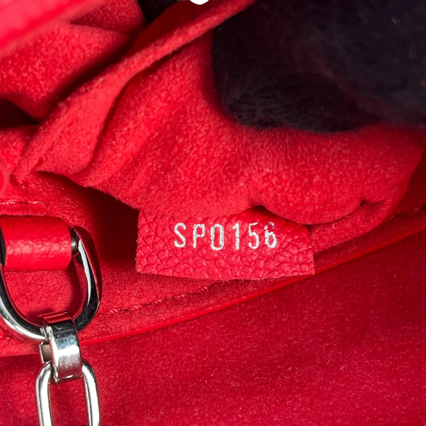 Louis Vuitton Monogram Empreinte Saint Germain BB Shoulder Bag - Red