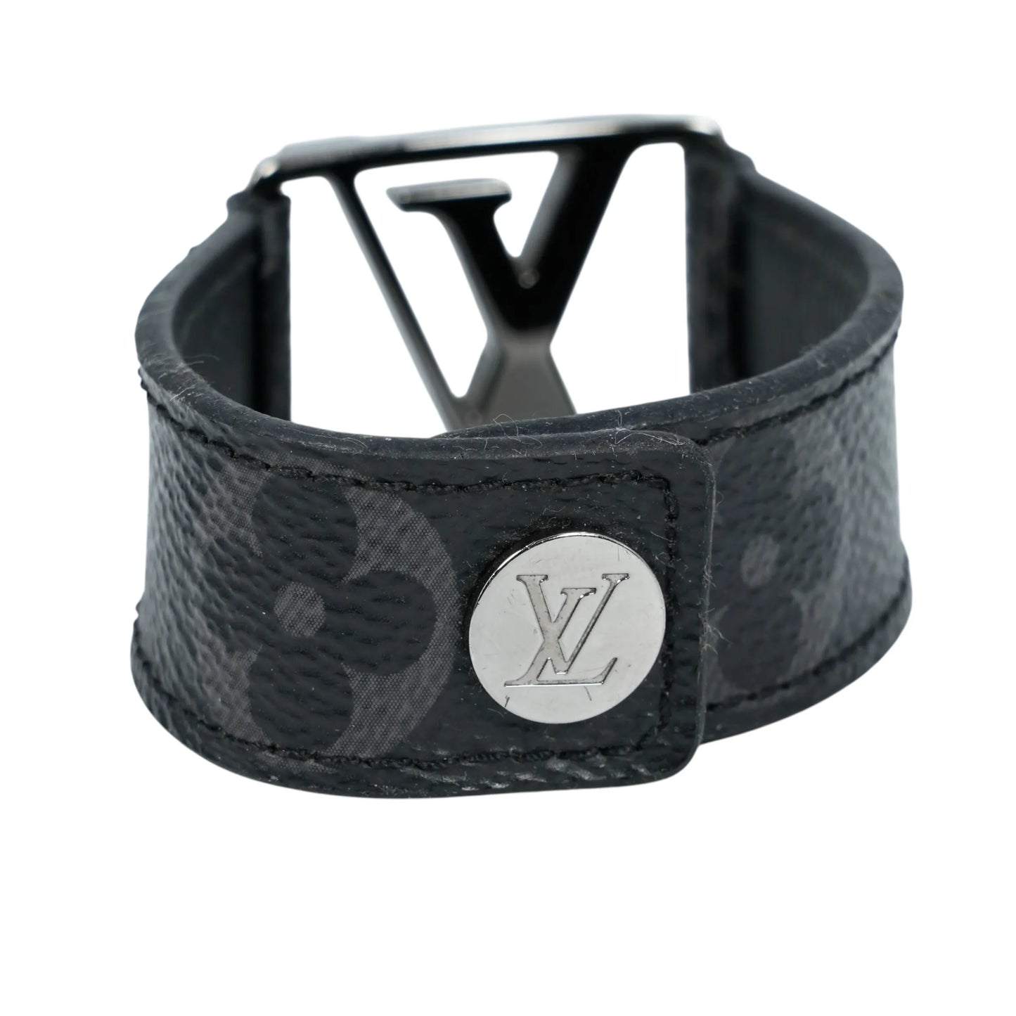Louis Vuitton Monogram Eclipse Hockenheim Bracelet - Black - 34619