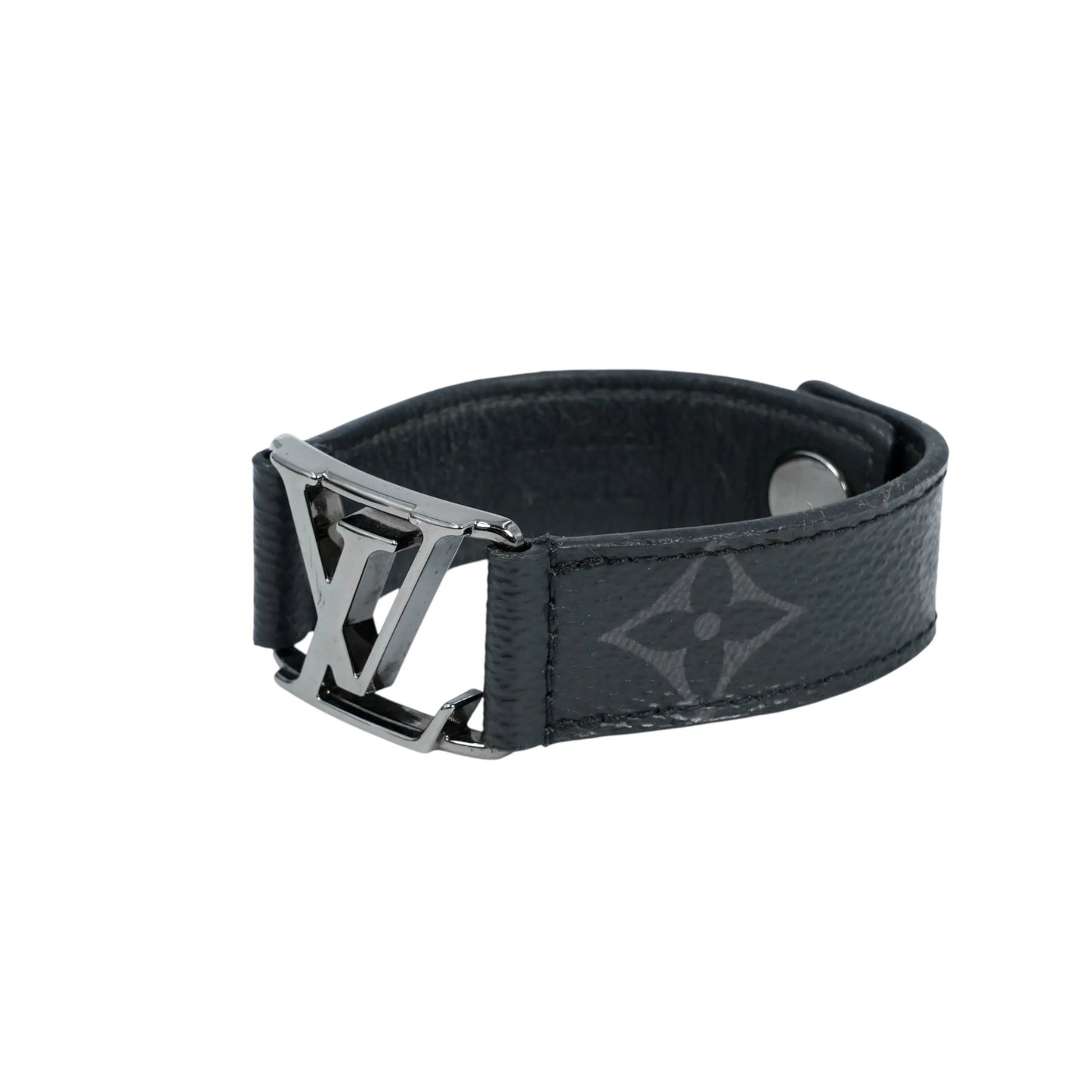 Louis Vuitton Monogram Eclipse Hockenheim Bracelet - Black - 34619