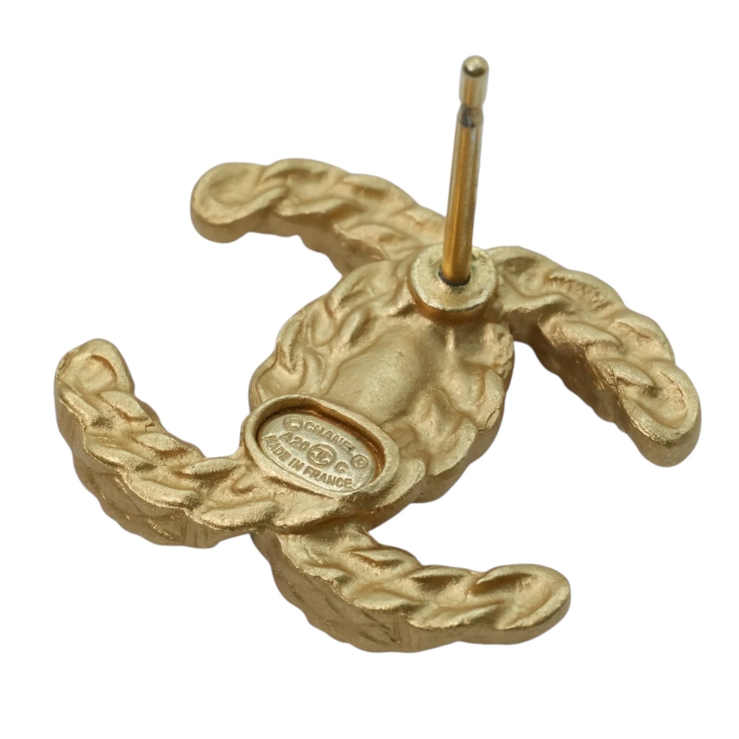 CHANEL CC Logo Earring A20C - Gold Plated