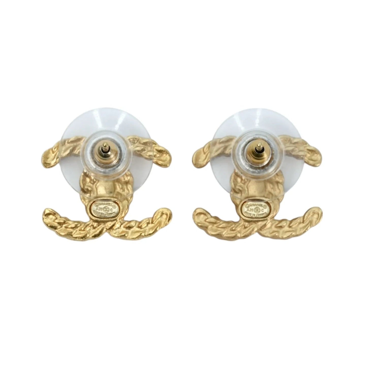 CHANEL CC Logo Earring A20C - Gold Plated