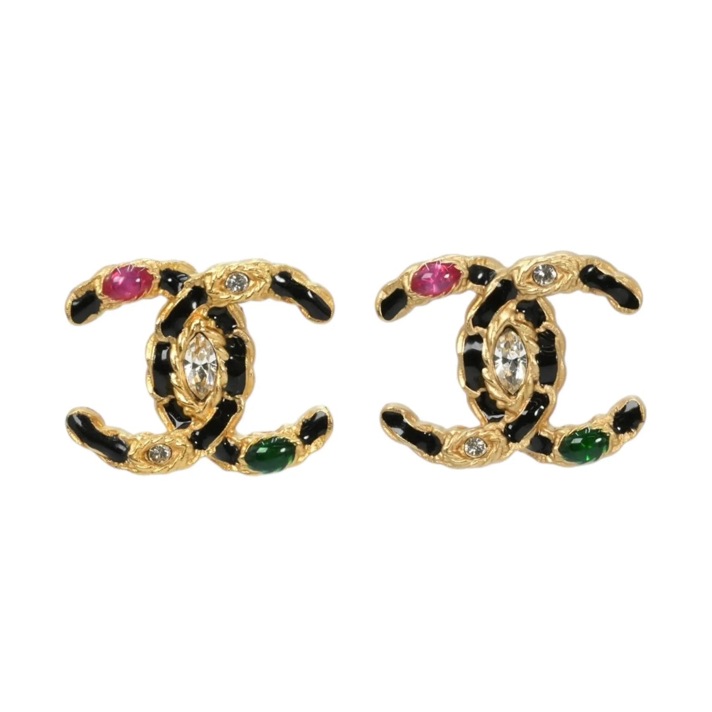 CHANEL CC Logo Earring A20C - Gold Plated