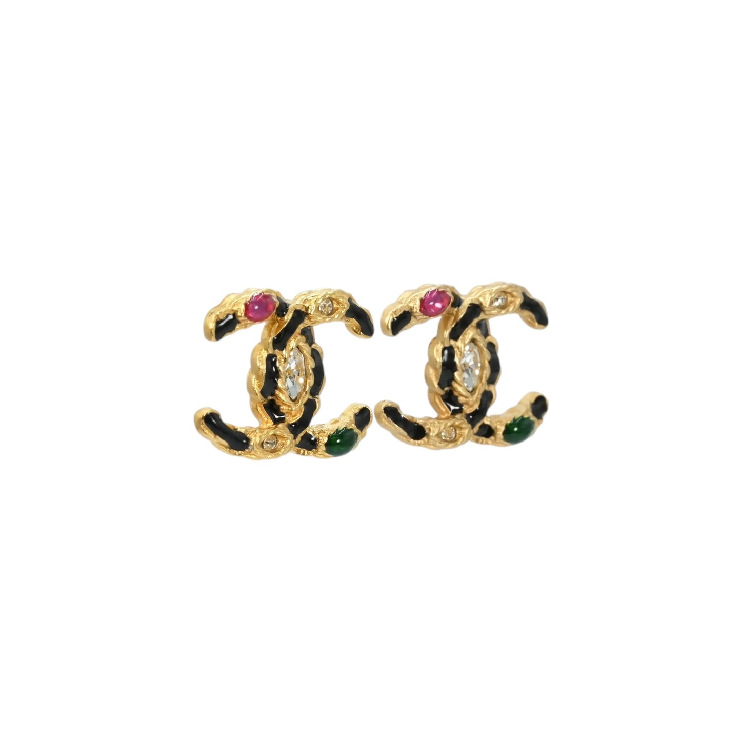 CHANEL CC Logo Earring A20C - Gold Plated