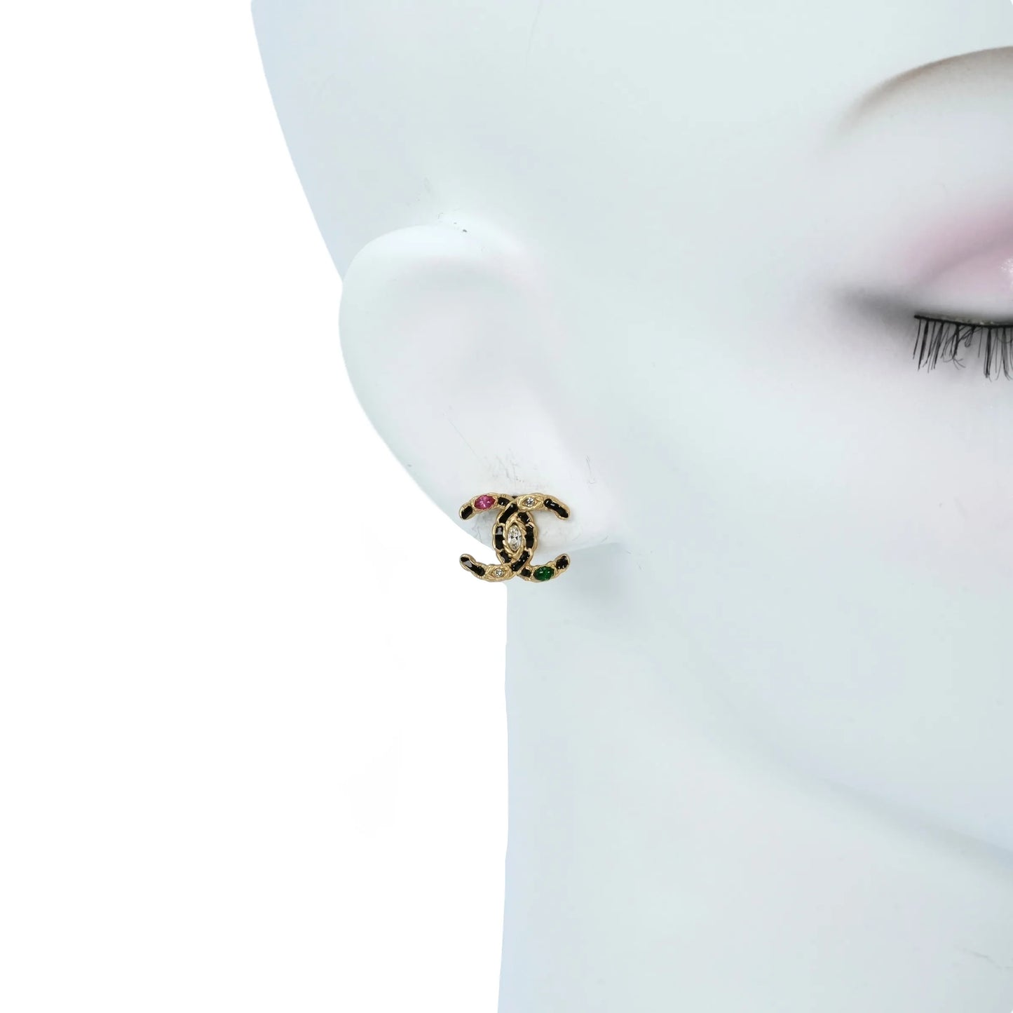 CHANEL CC Logo Earring A20C - Gold Plated