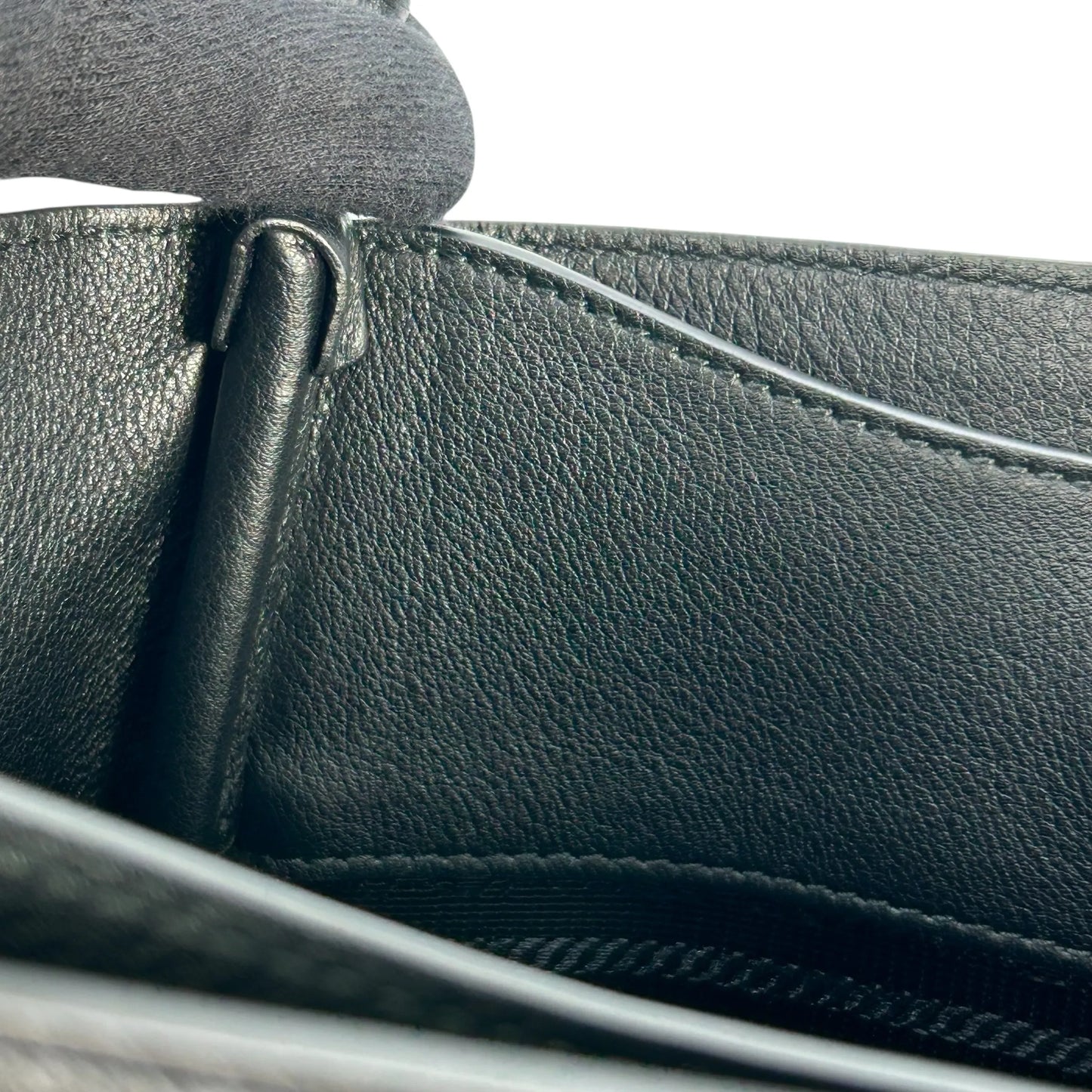 PRADA Leather Mini Tote Bag - Black