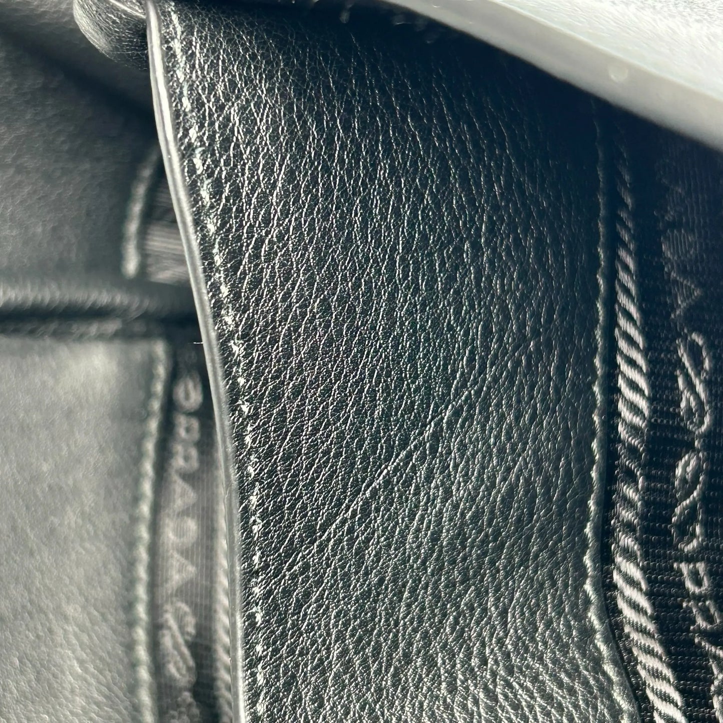 PRADA Leather Mini Tote Bag - Black
